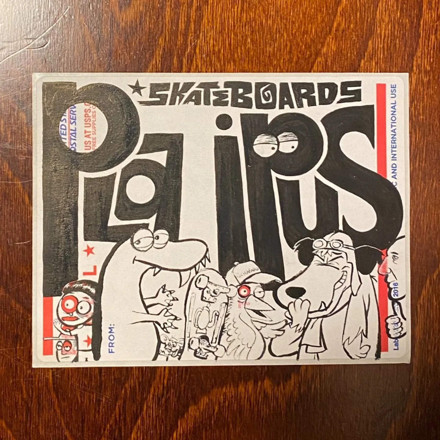 #platipusskateboards 
#prioritymailsticktober #drawingduringthemonthofoctober