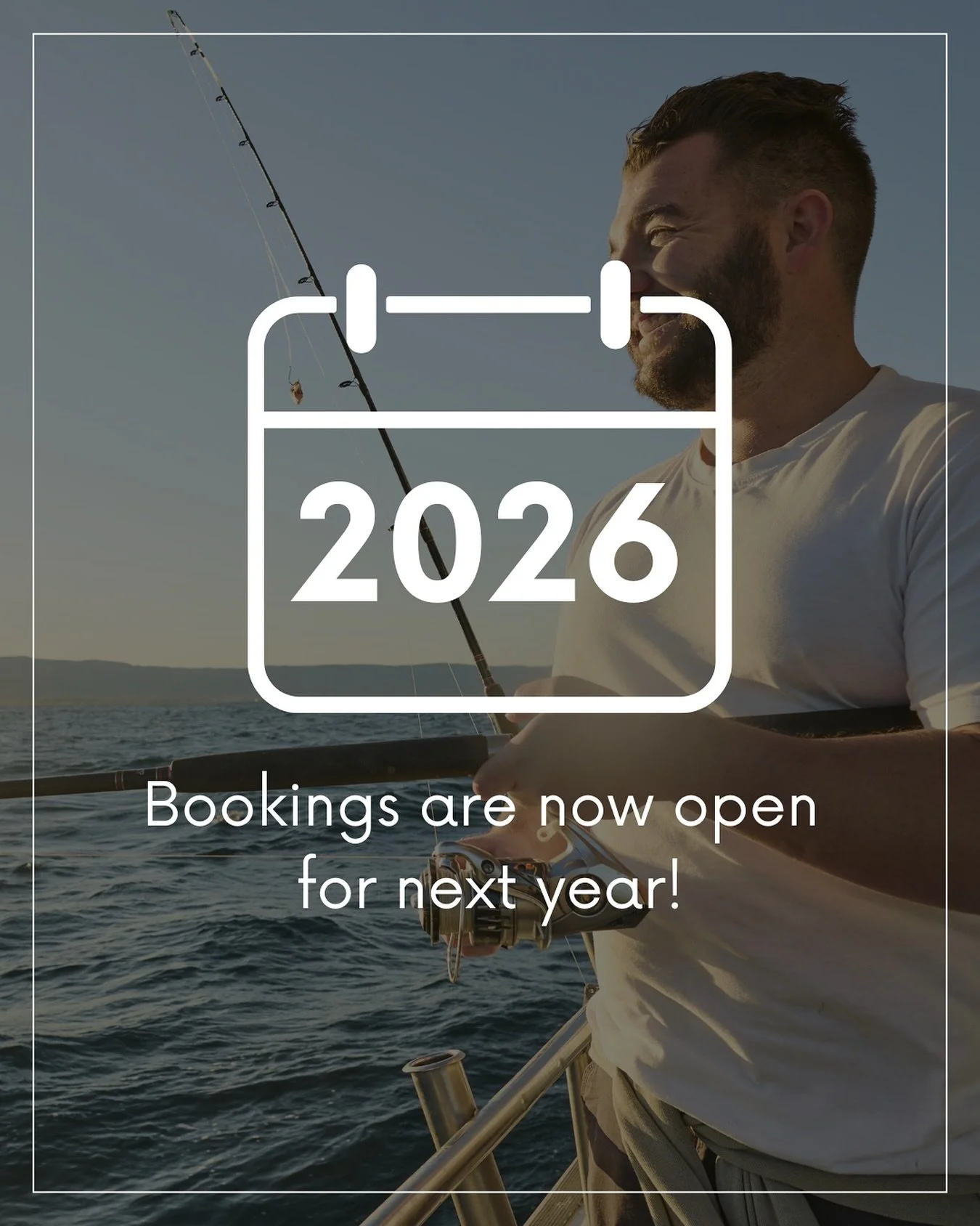 It’s never too early to plan your next fishing adventure - and the best dates always go first! 2026, we’re coming for ya! 😎🎣