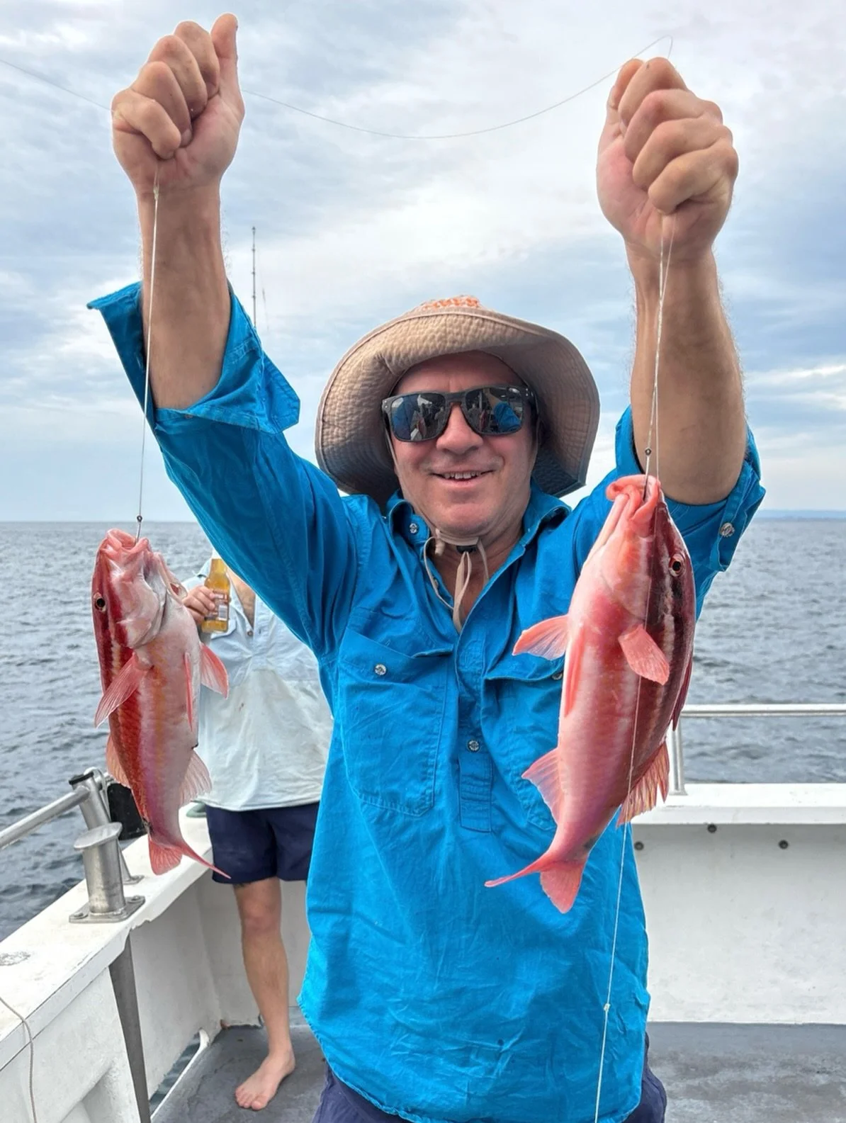 Nearly 20 years in the business, and this has to be the first we&rsquo;ve seen a double header of black-spot goatfish! 🤙