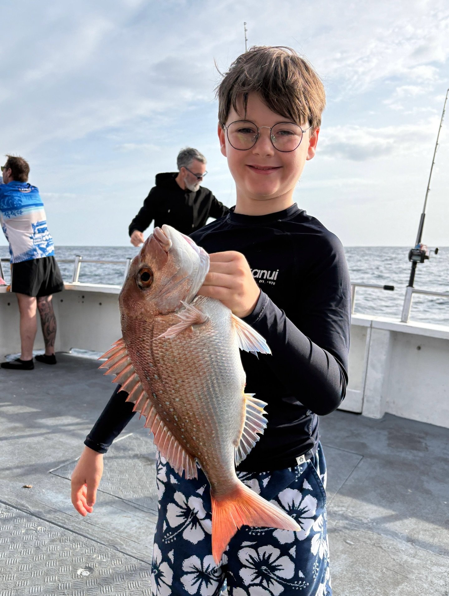 This is how it starts for our young anglers! 🎣🤙