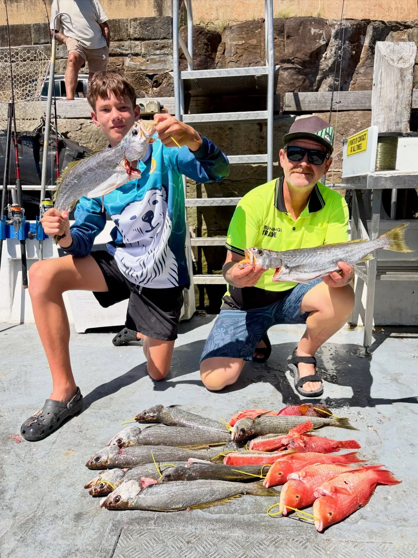 Meet Ashton. He&rsquo;s 12 and already a seasoned pro like his Unc. 👏 What a day for this not-so-little angler!