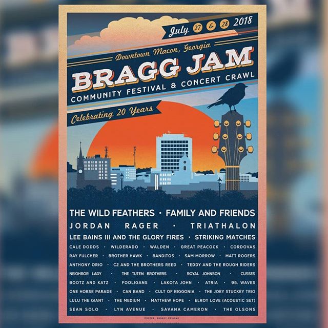 Excited to be playing @braggjam this year! I'll be doing a solo Solo acoustic set at Taste and See!