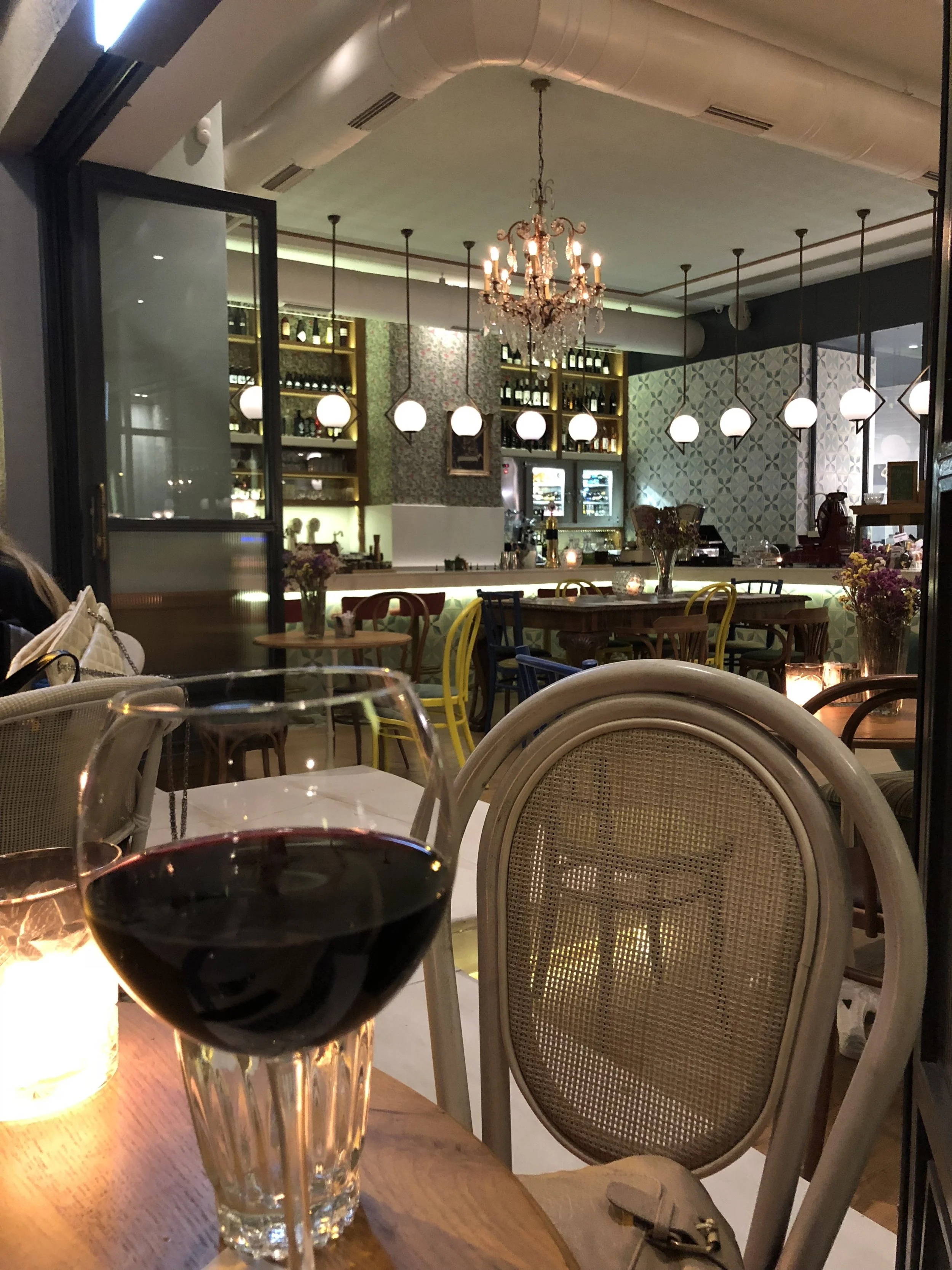 Dinner at Maison du Grec and By the Glass Wine Bar