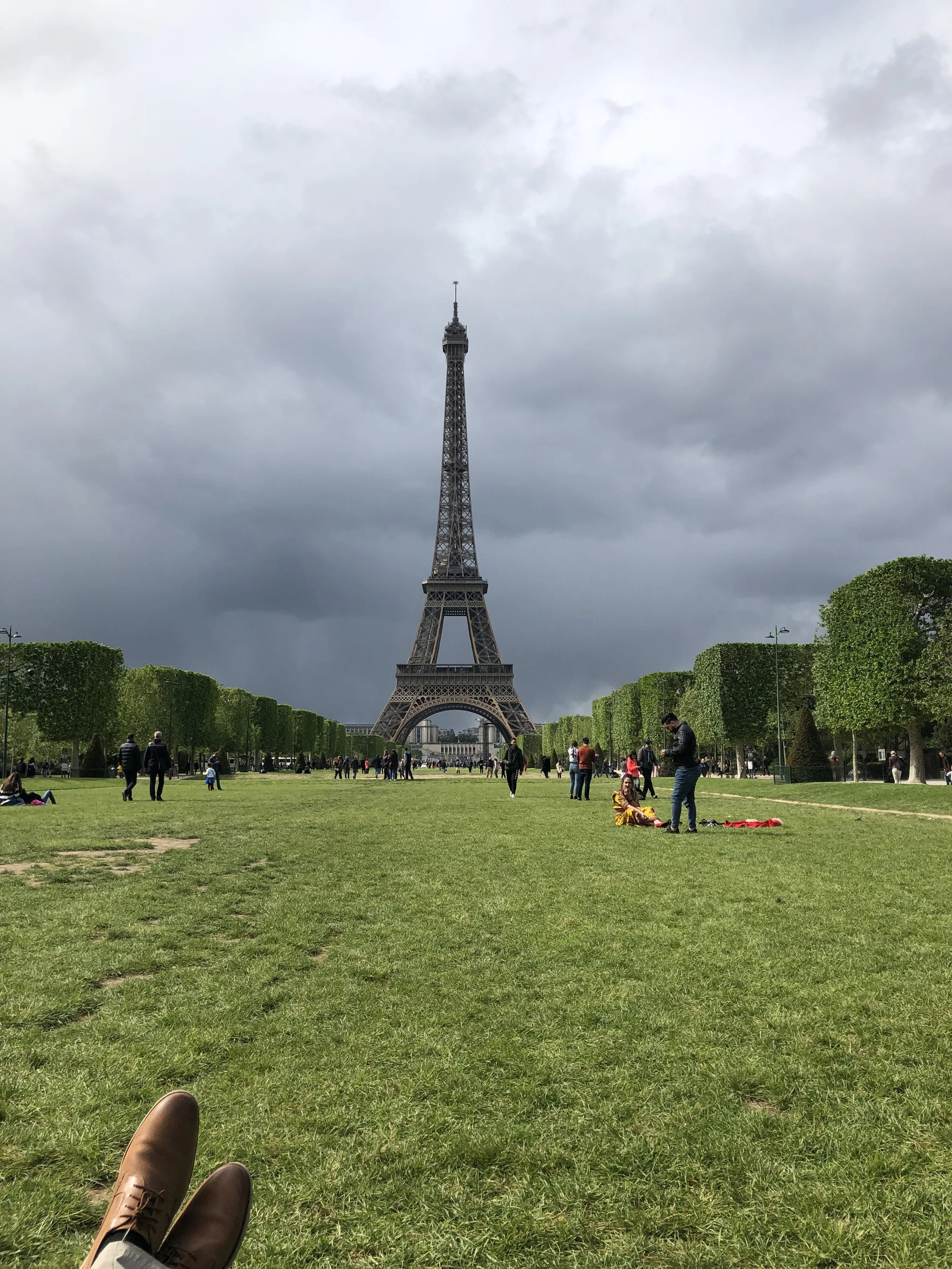 Lunch at Cafe Zia and the Eiffel Tower
