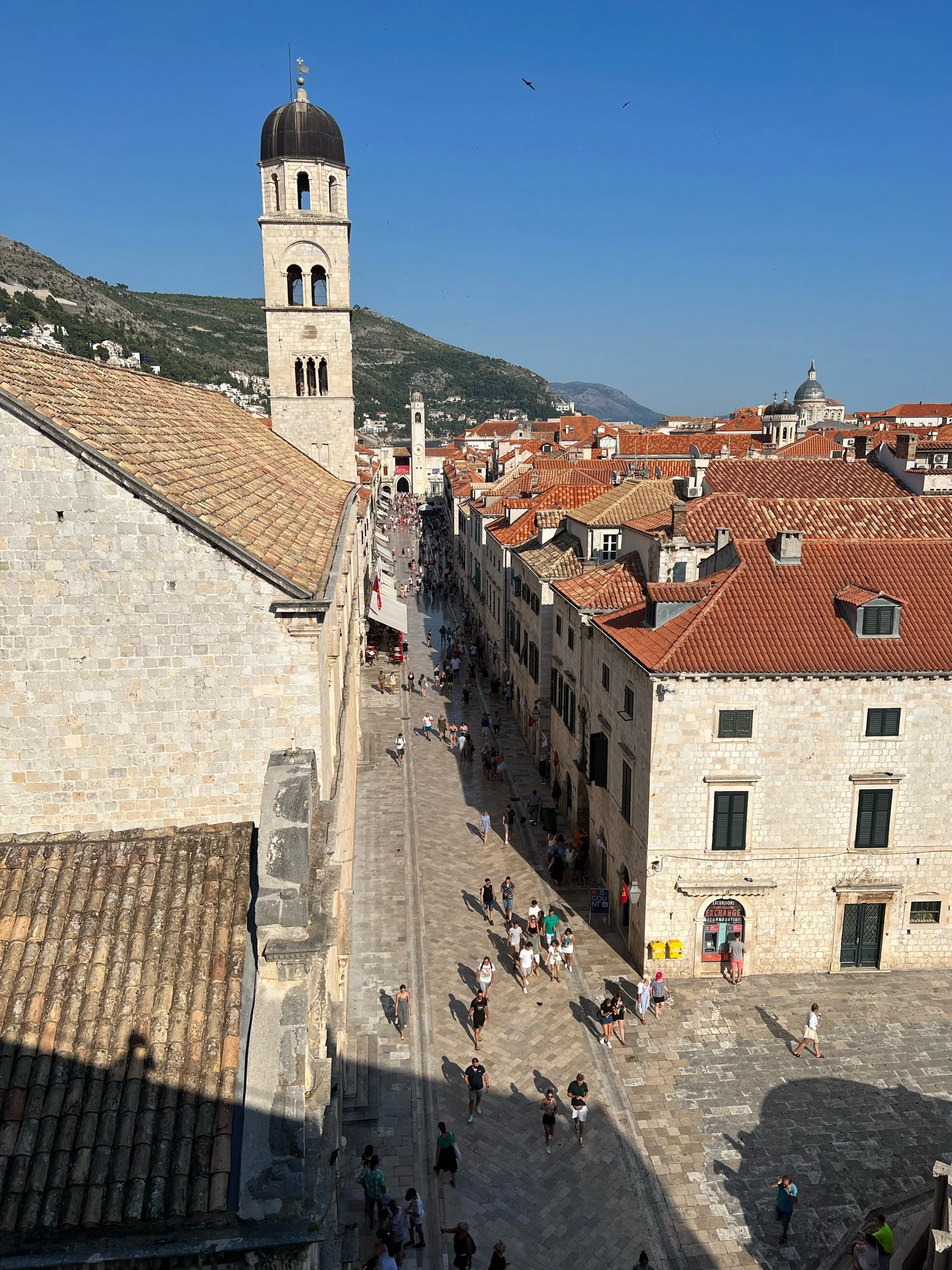 Day One in Dubrovnik: lunch at Taj Mahal and walking the city walls