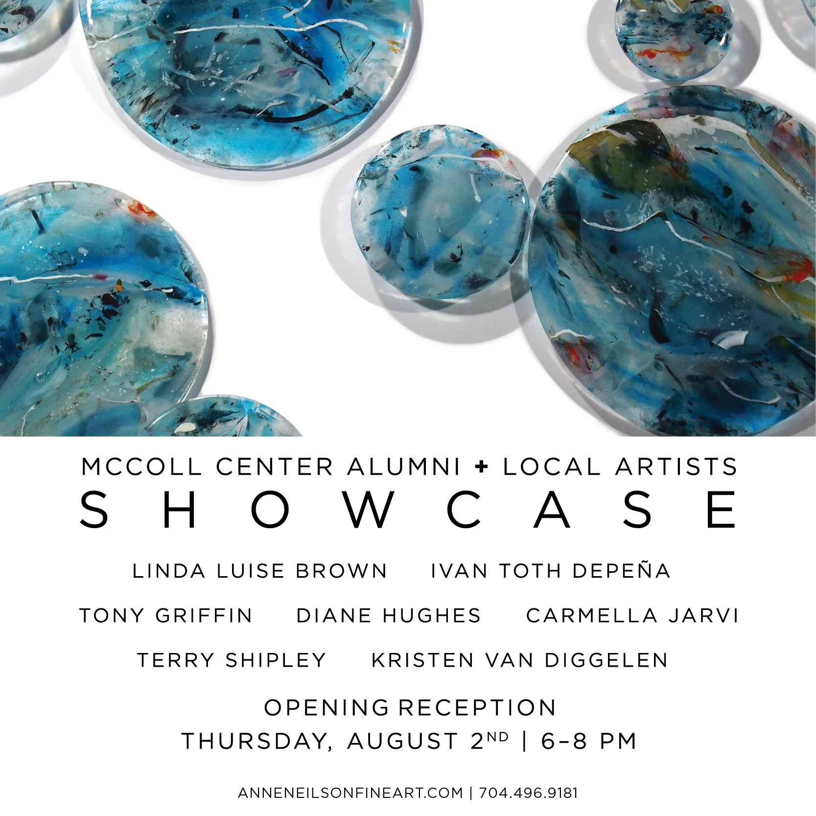 Note: 10% of all sales support McColl Center for Art + Innovation . (ANFA giving back through art:)