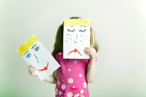 cry smile child