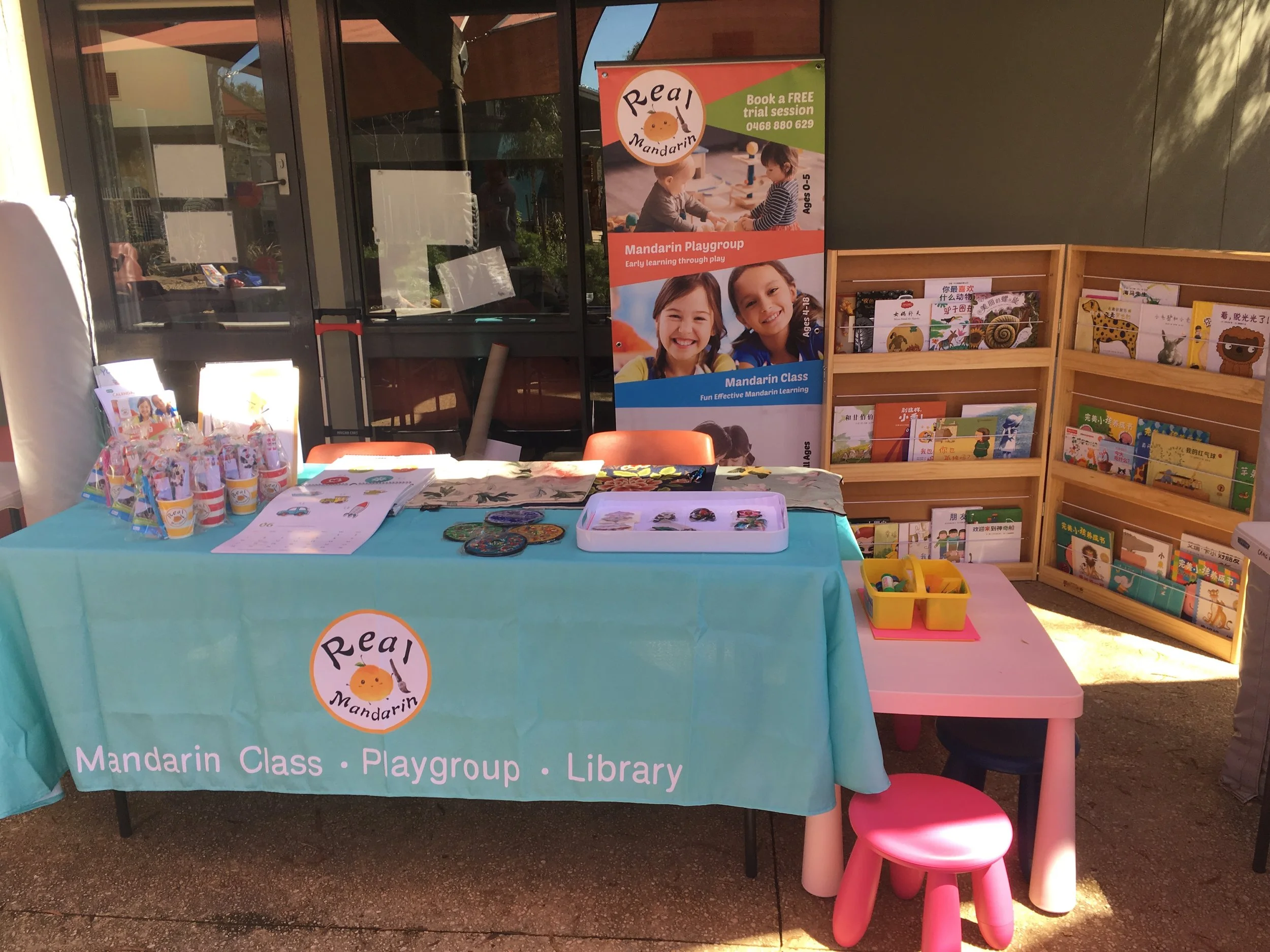 Mandarin playgroup stall