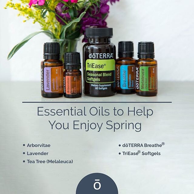 Check out these great oils for Spring time! ow.ly/Ik5x102dOBO #doterra #doterraessentialoils #doterrawellnessadvocate #springtime #seasonalallergies #seasonalhelp #suzbrown801