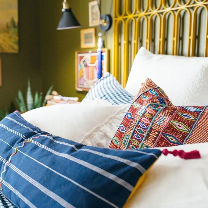 How We Home: Mix and Match Bed Styling