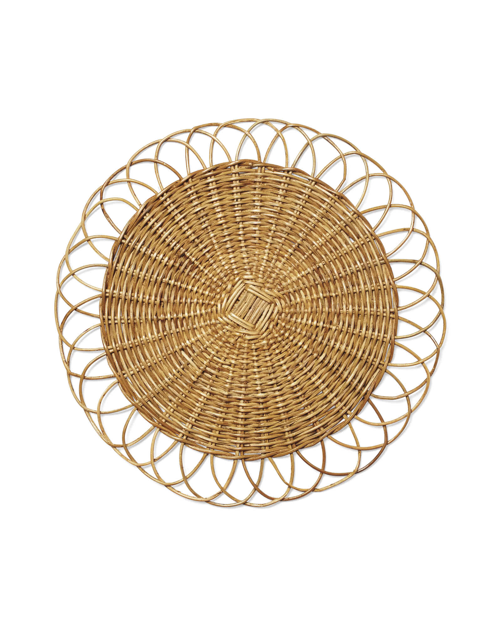 Round Rattan Placement
