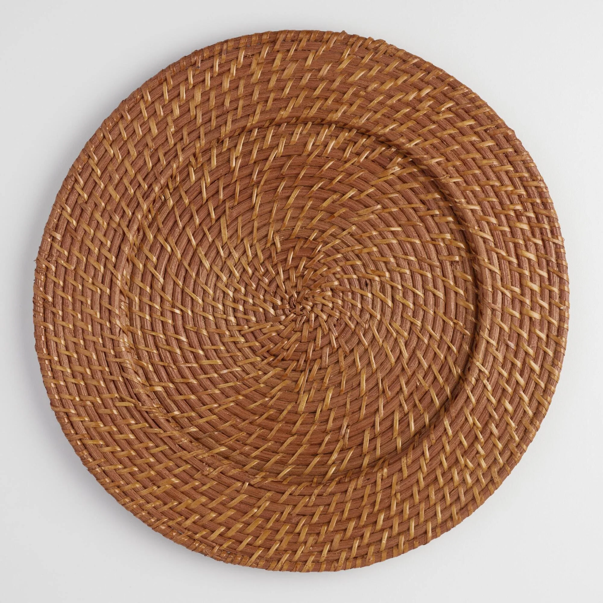 World Market Rattan Chargers Set of 4