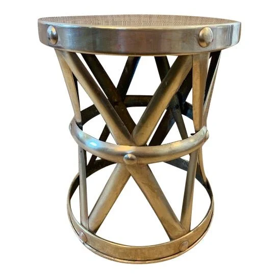 Brass Drum Stool