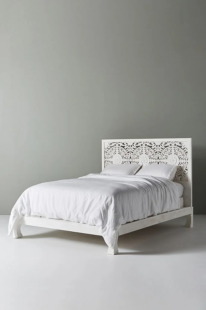 Handcarved Low Lombok Bed