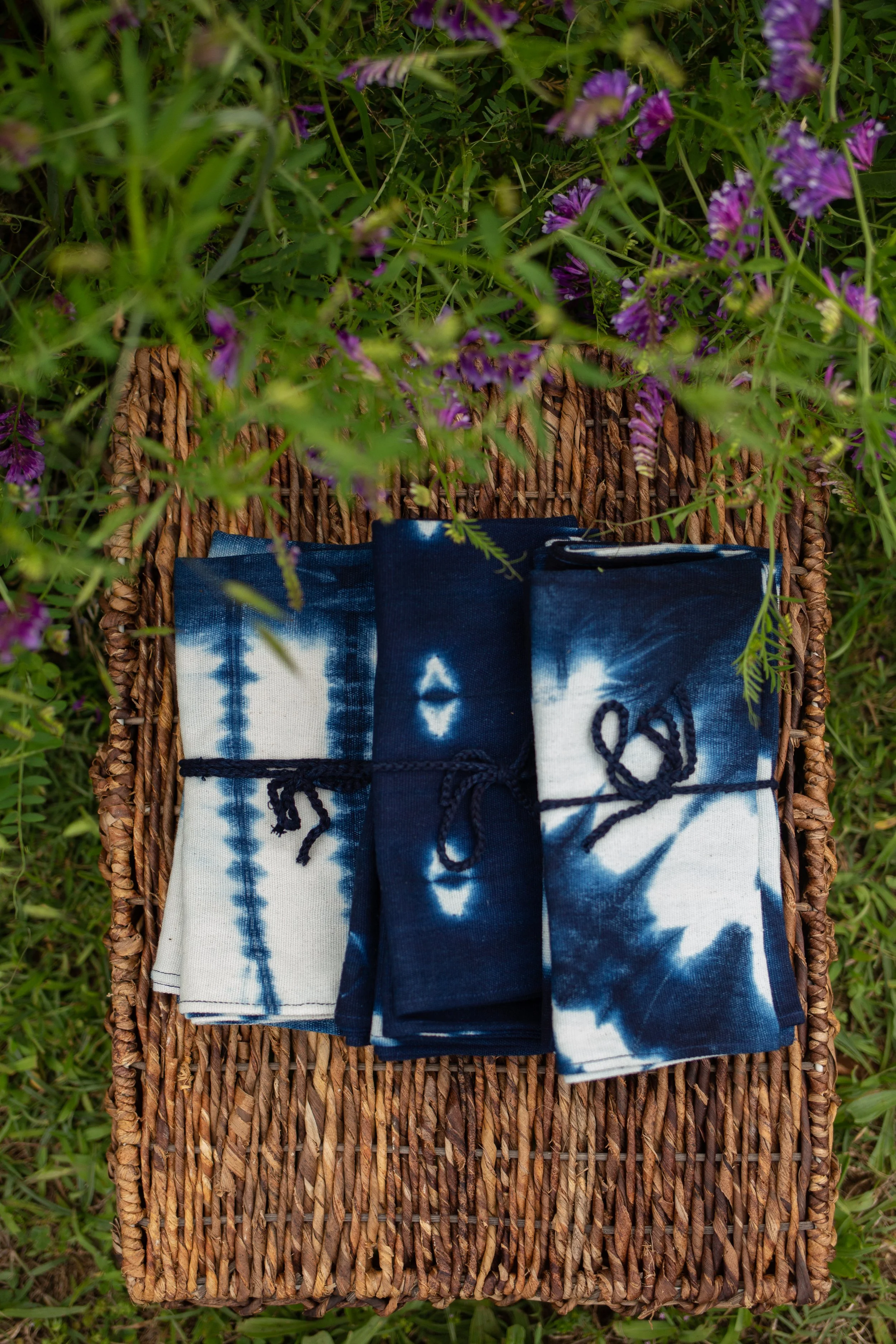 Tie & Dye Cloth Napkins (Set of 4)