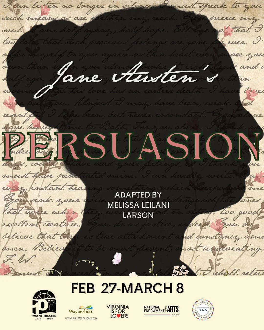 PERSUASION at the Wayne Theatre (February 2026)