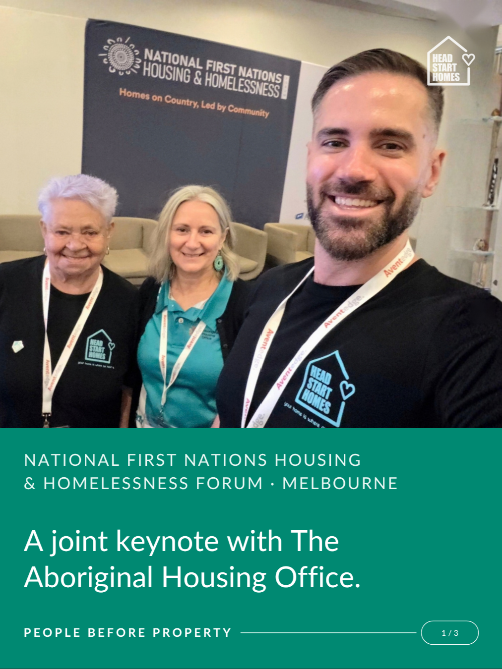 A joint keynote at the National First Nations Housing &amp; Homelessness Forum