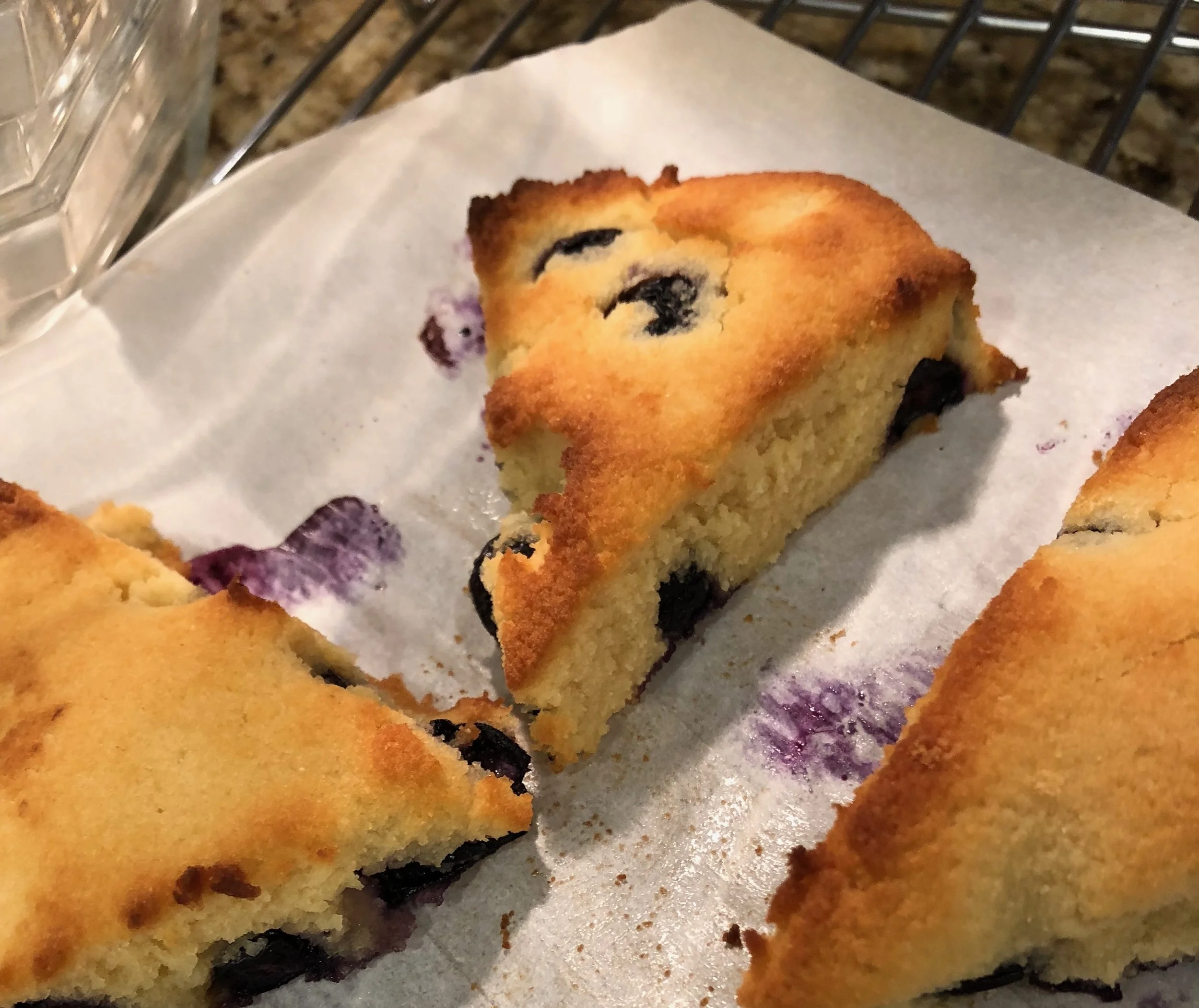 Keto Blueberry Scones