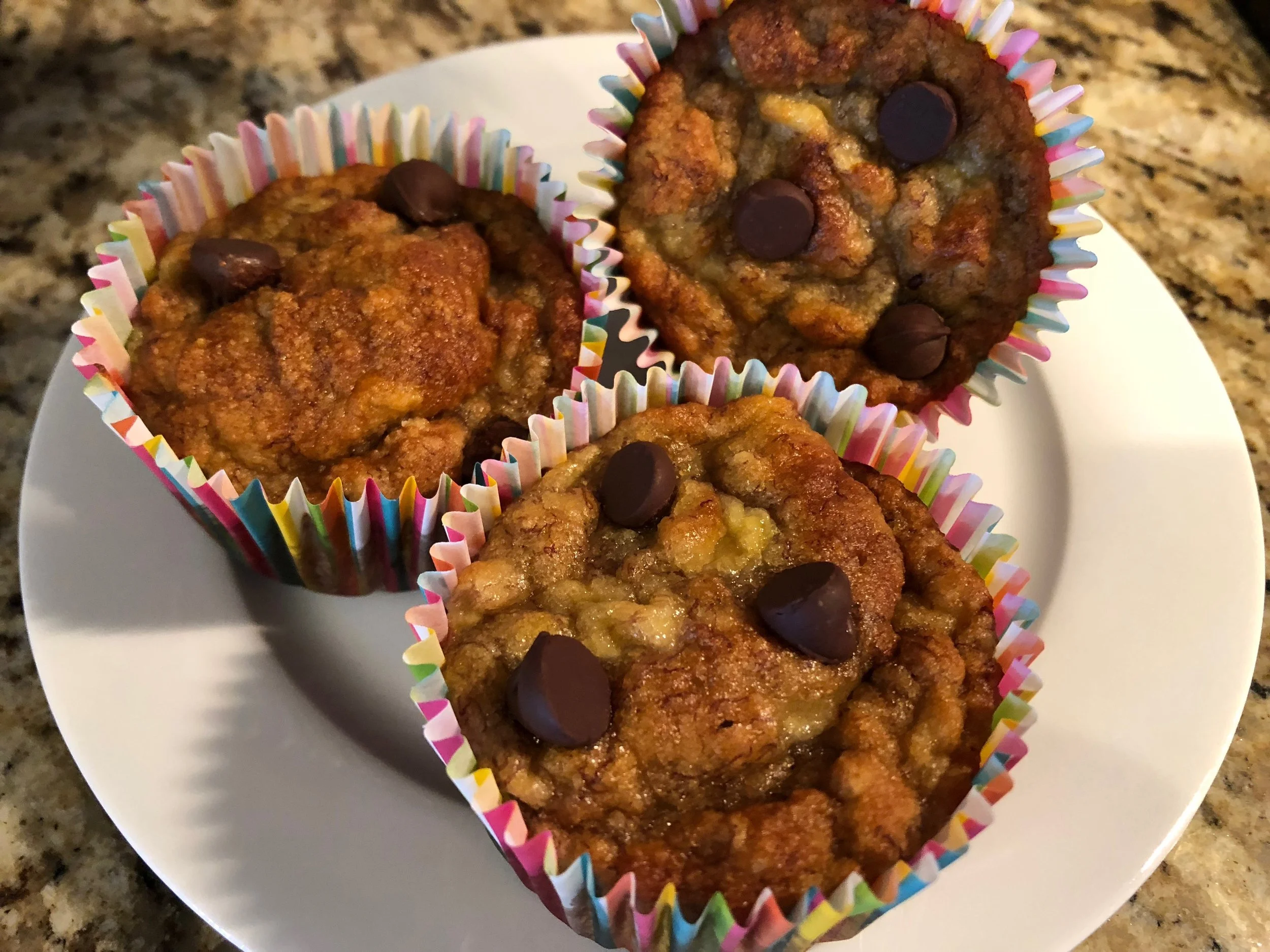 Low Carb Banana Muffins