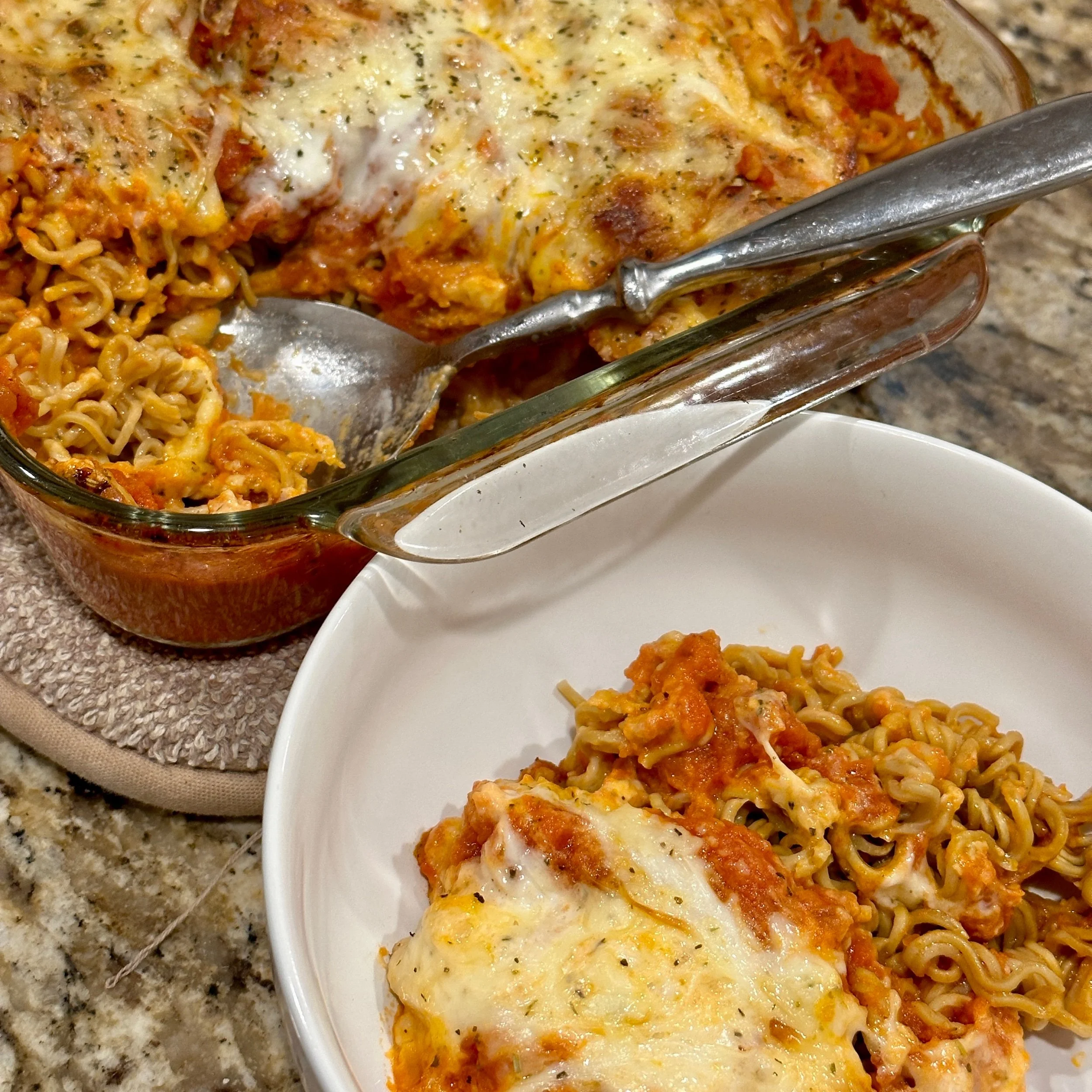 Ramen Noodle Lasagna - Low Carb