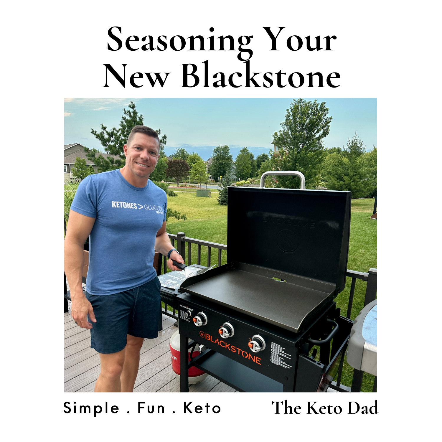Seasoning your New Blackstone