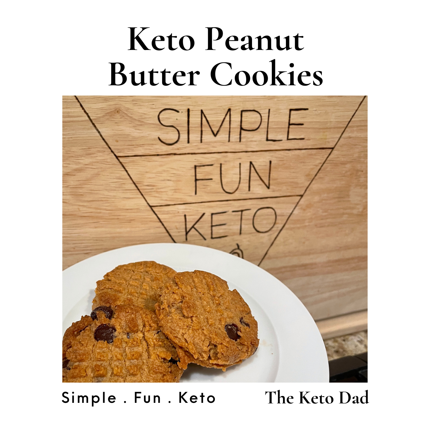 Keto Peanut Butter Cookies 