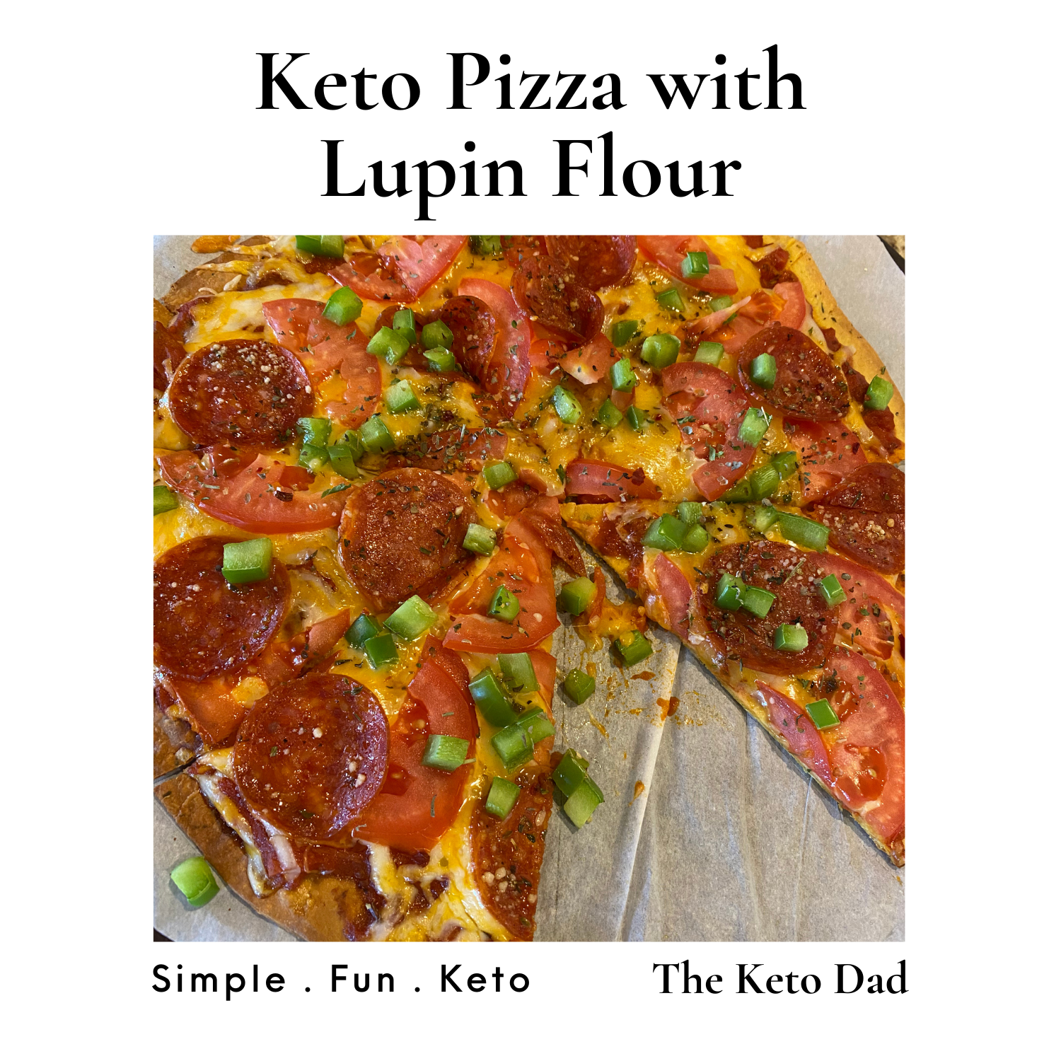 Keto Pizza with Lupin Flour