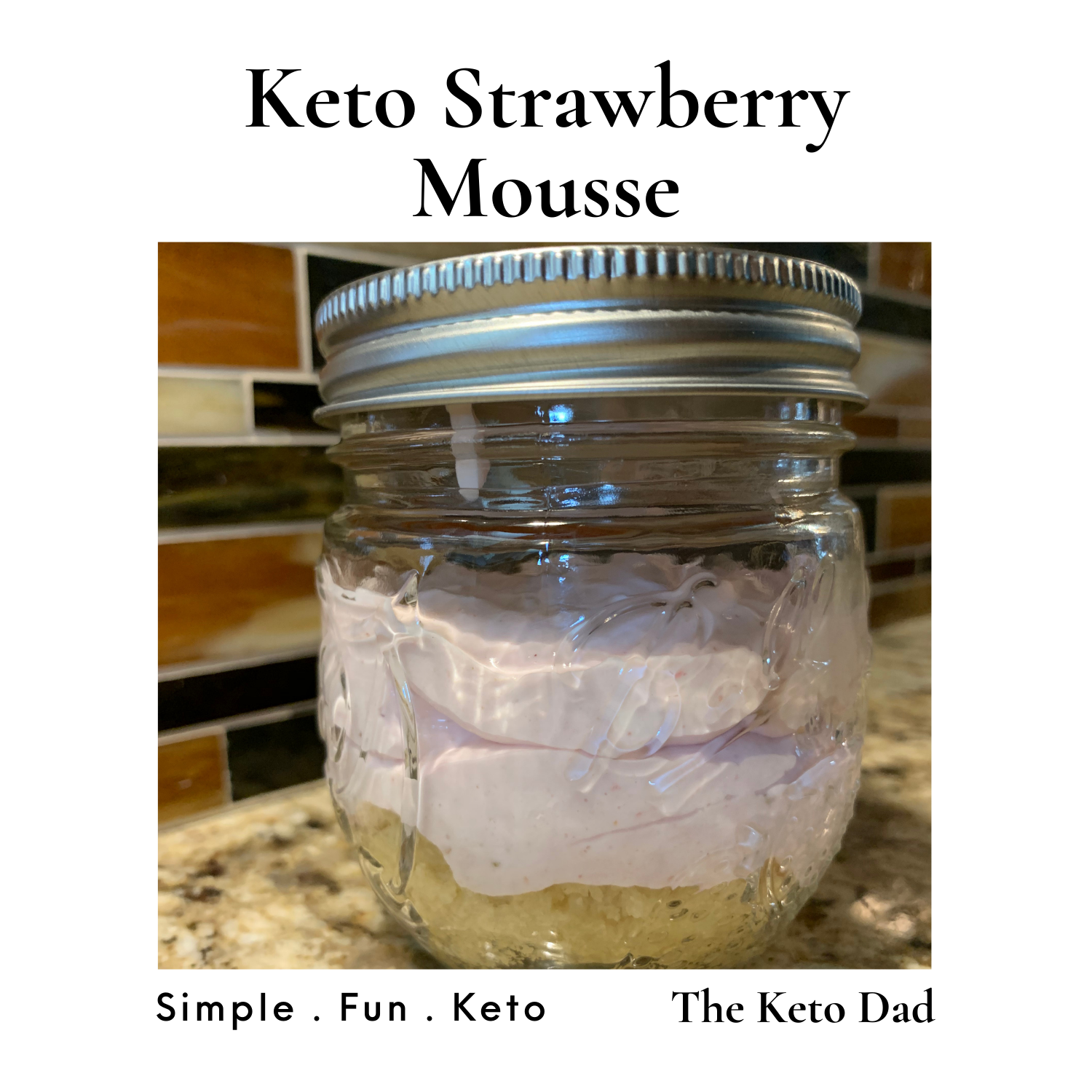 Keto Strawberry Mousse