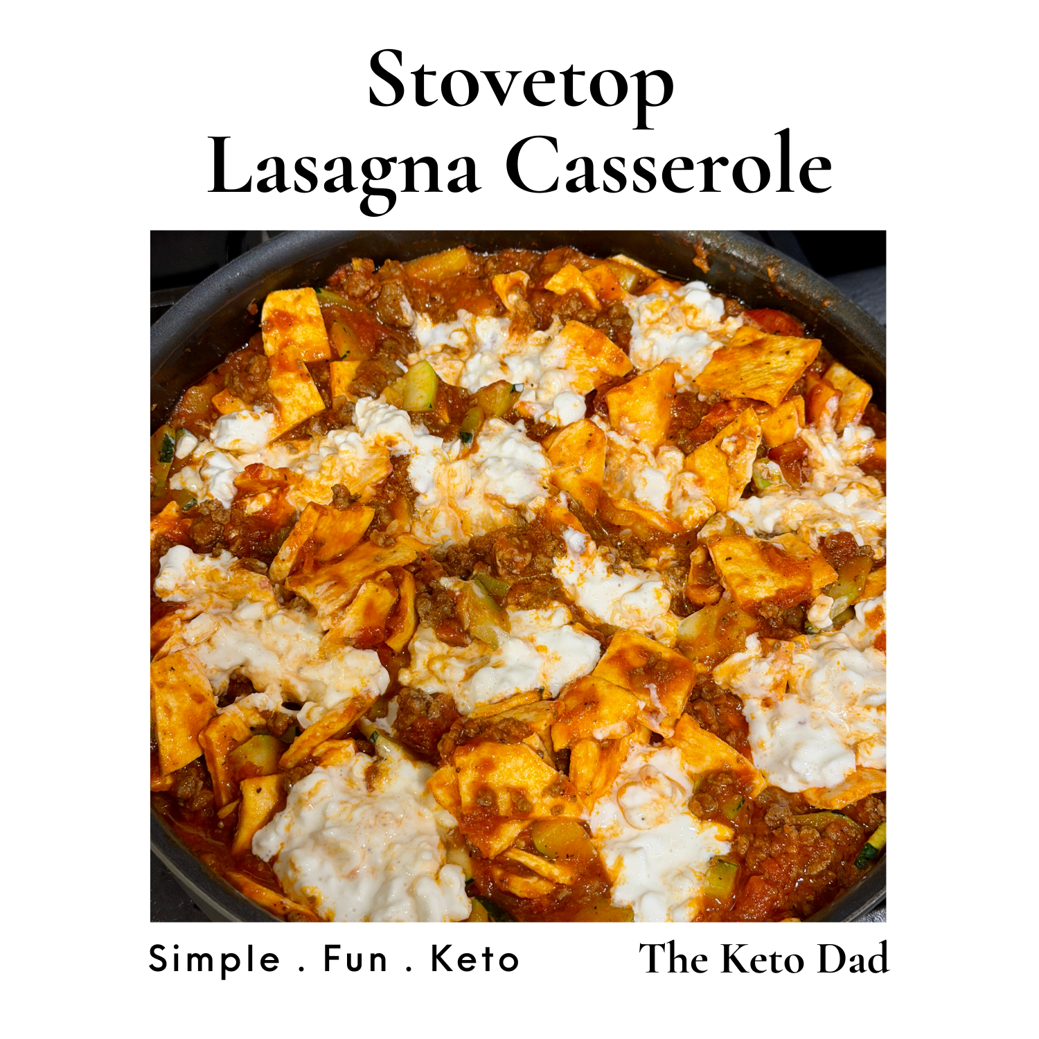 Stovetop Lasagna Casserole