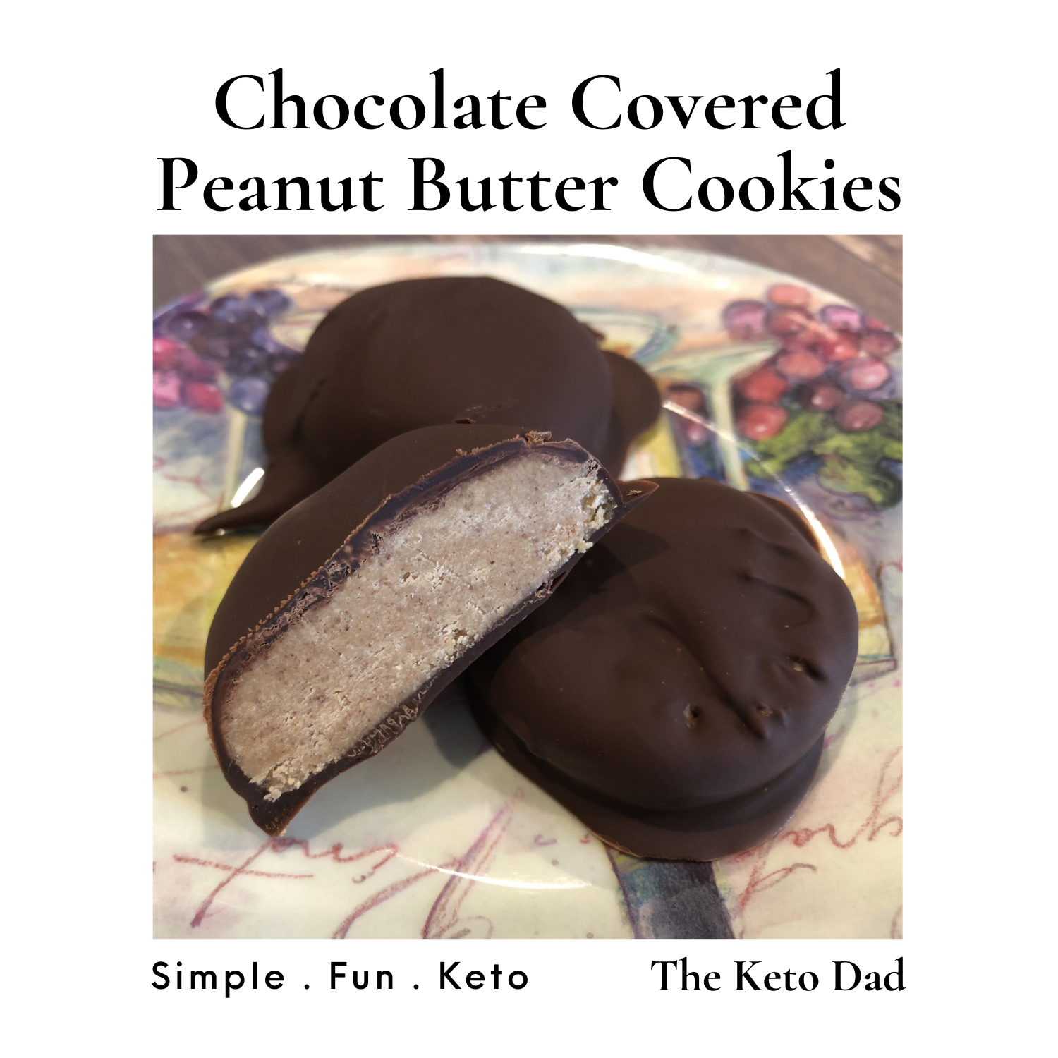 Chocolate Covered Peanut Butter Cookies