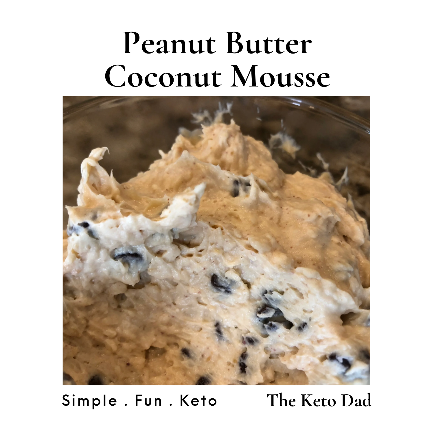 Peanut Butter Coconut Mousse
