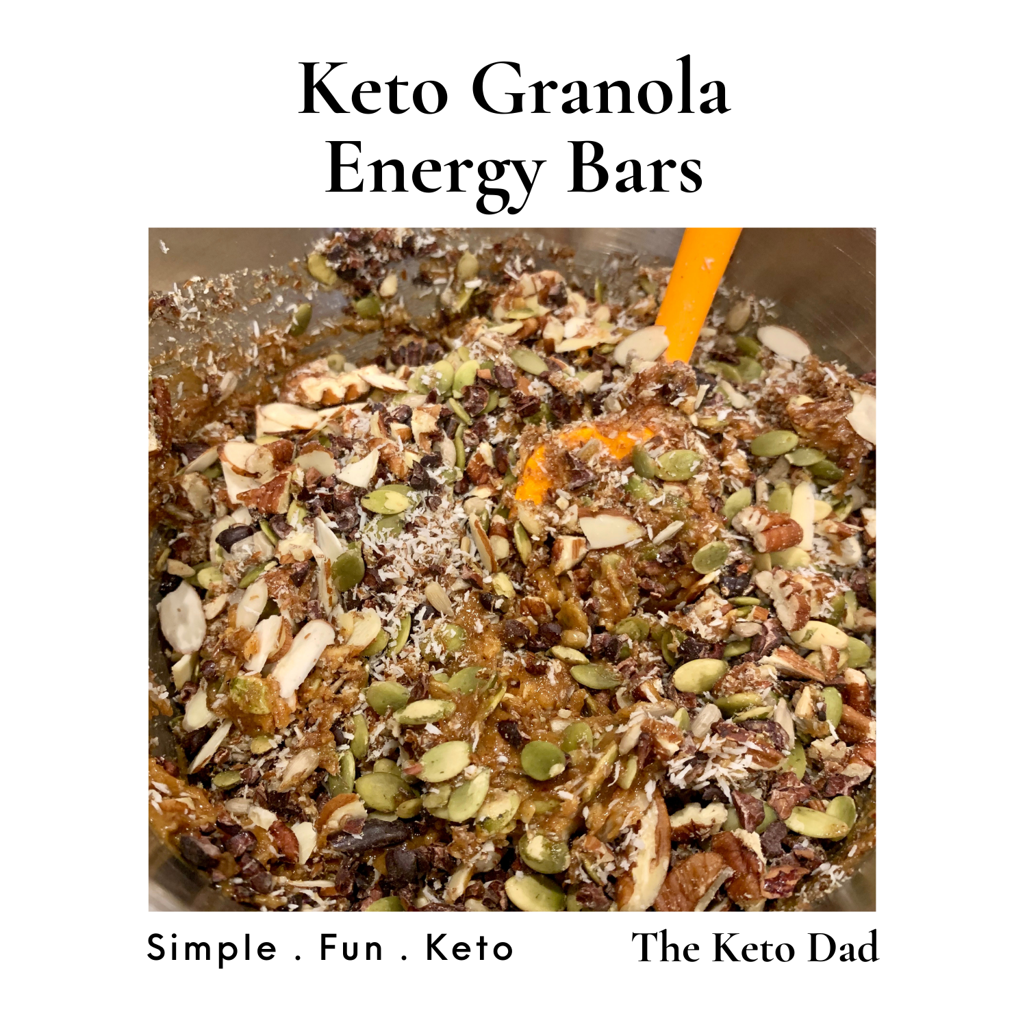 Keto Granola Energy Bars
