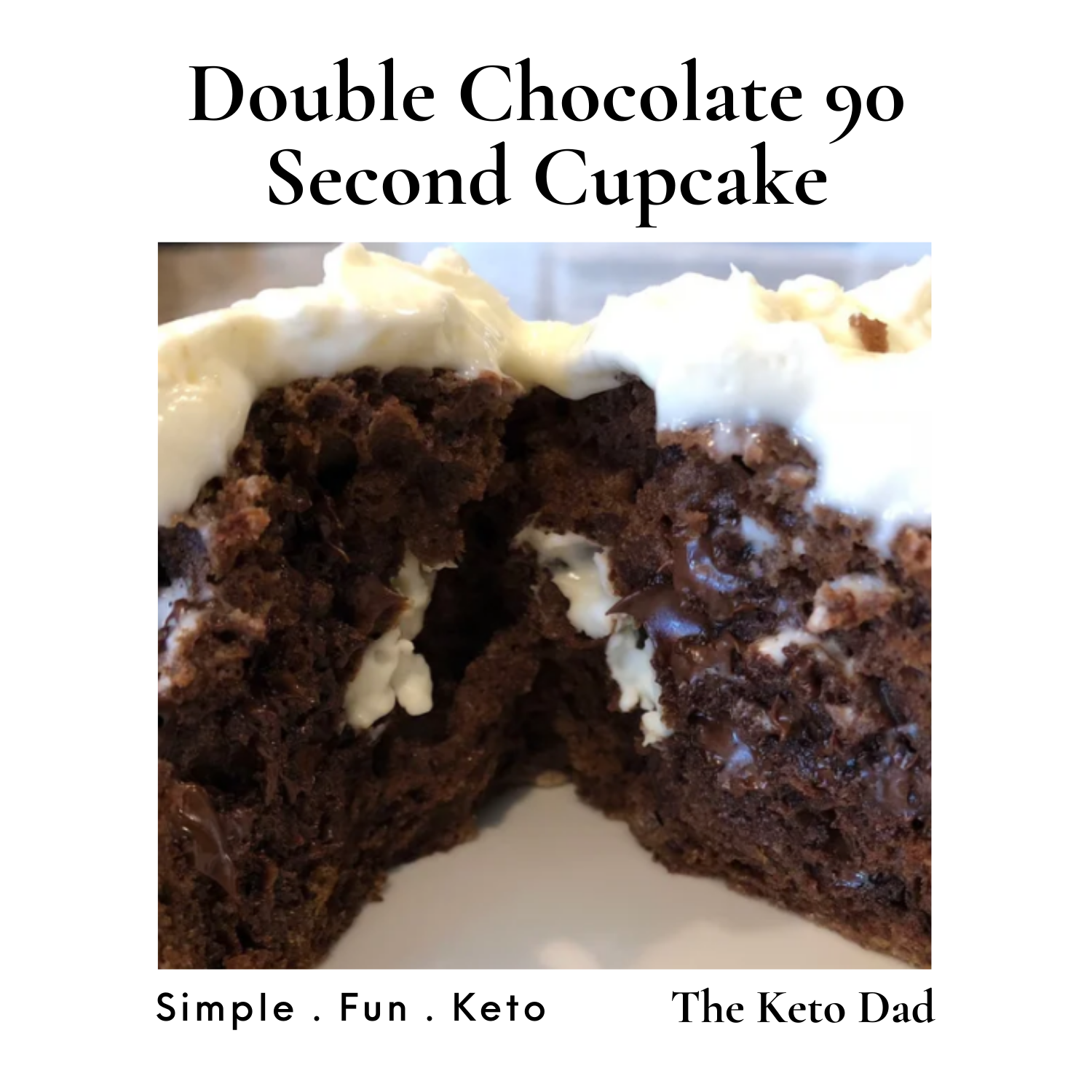 Double Chocolate 90 Second Cupcake