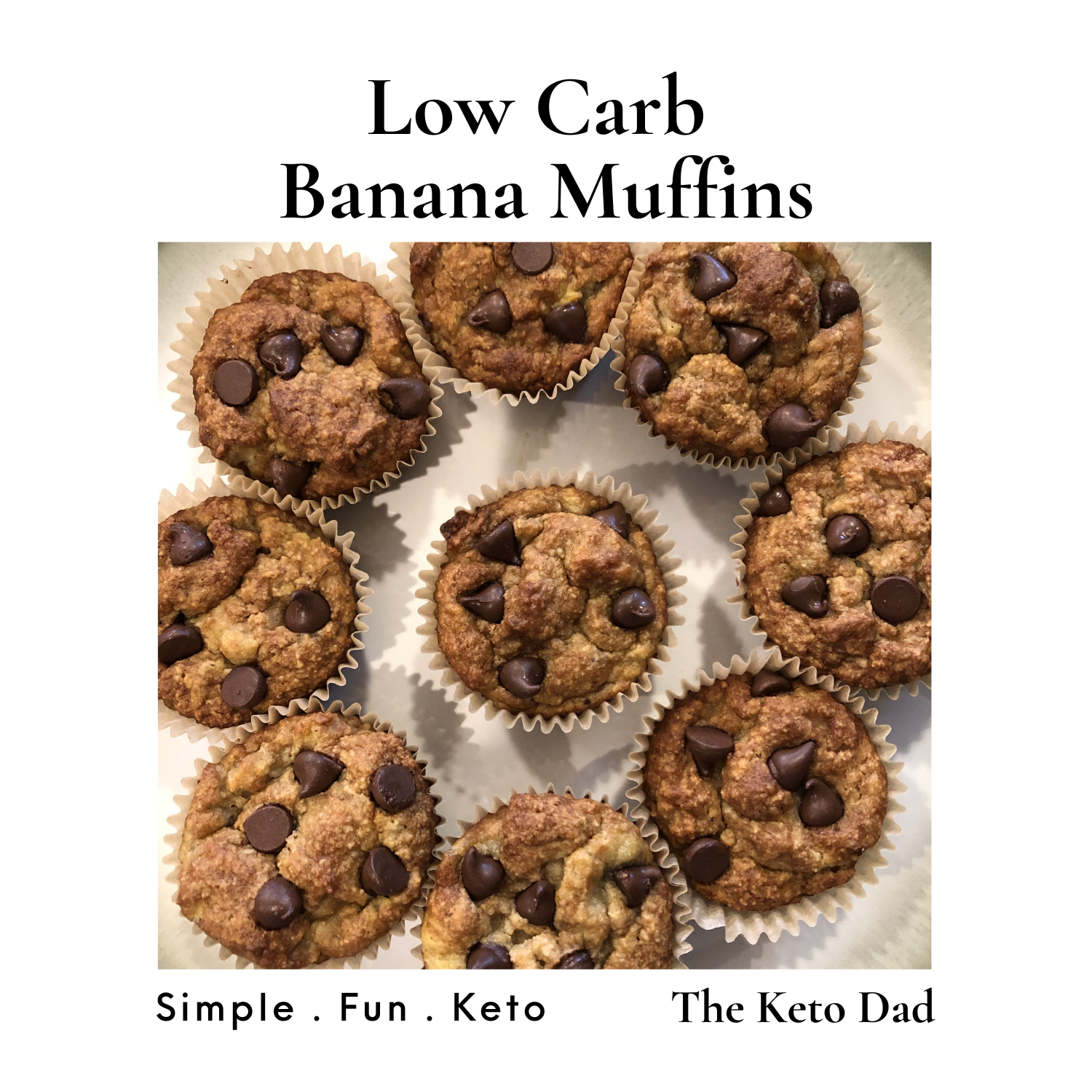 Low Carb Banana Muffins