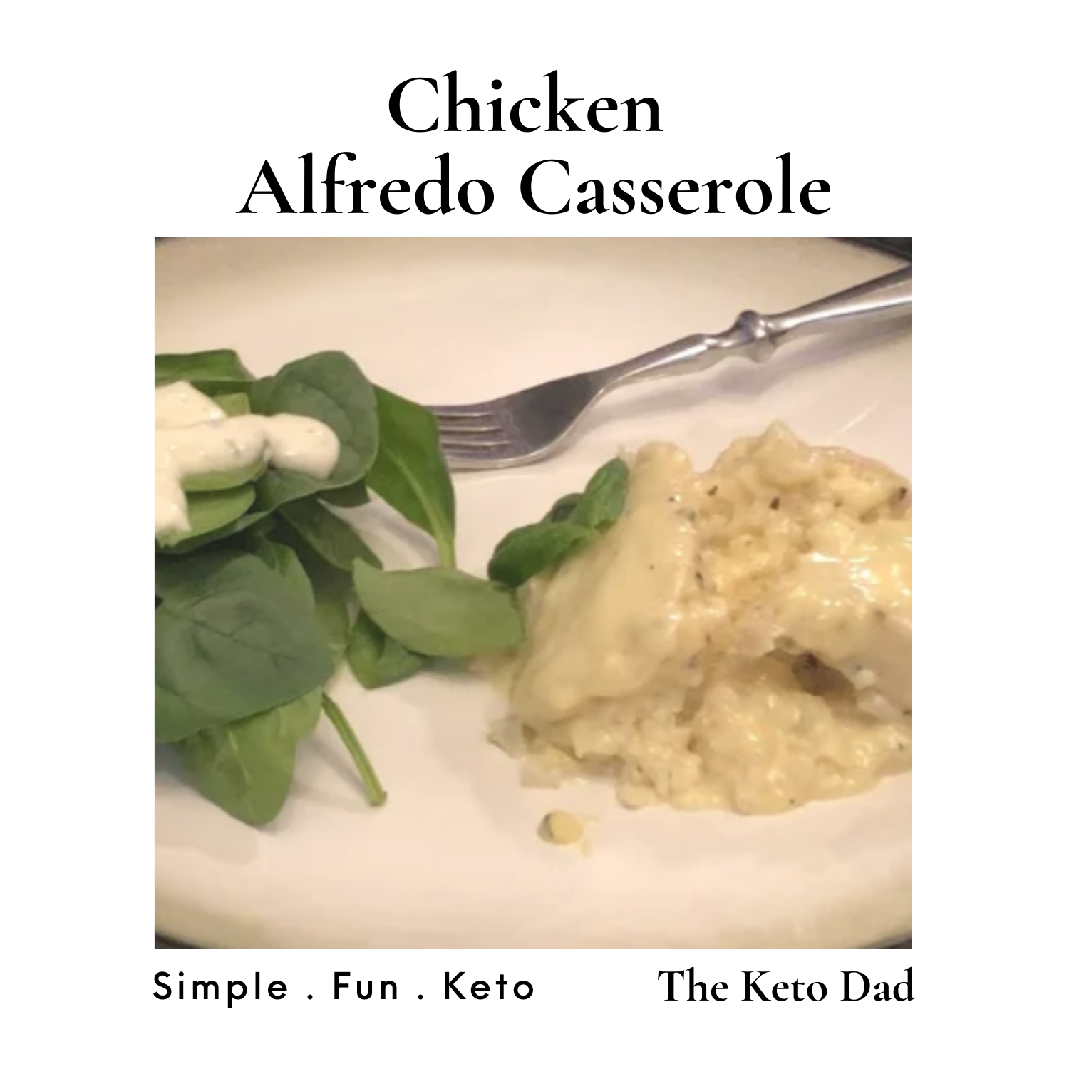 Chicken Alfredo Casserole