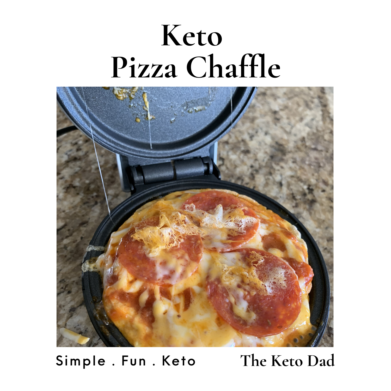 Keto Pizza Chaffle