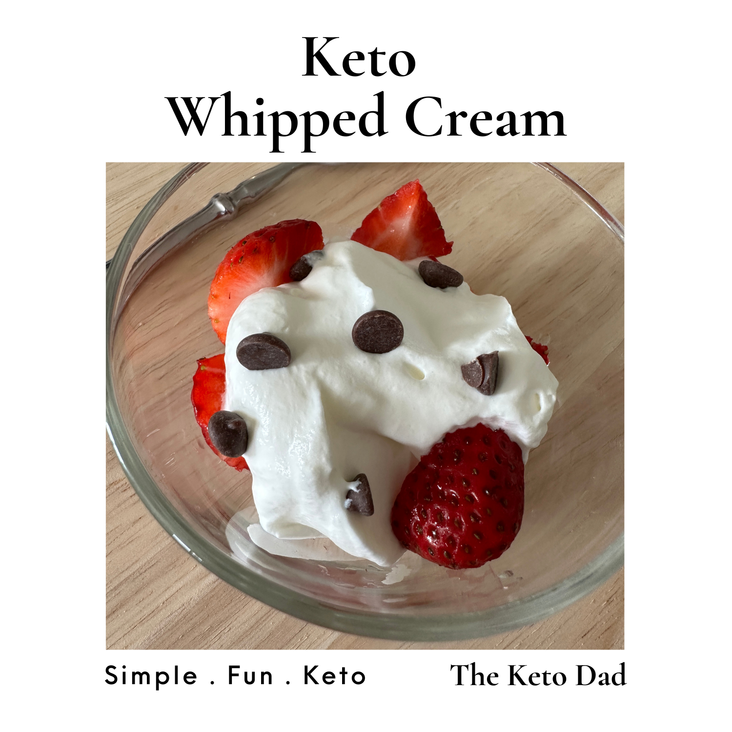 Keto Whipped Cream