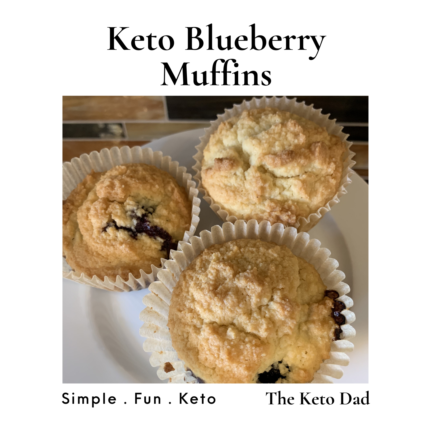 Keto Blueberry Muffins