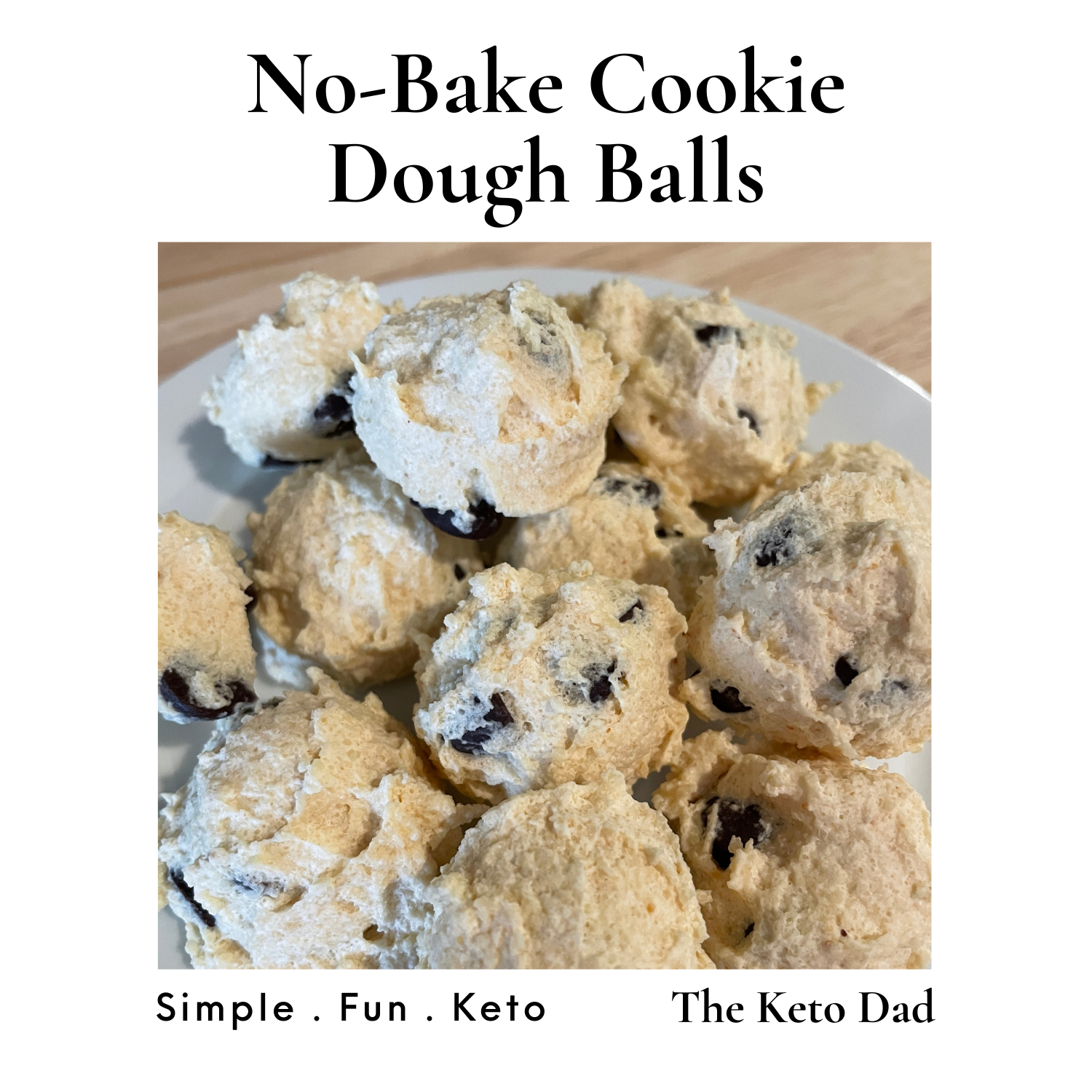 No-Bake Cookie Dough Balls