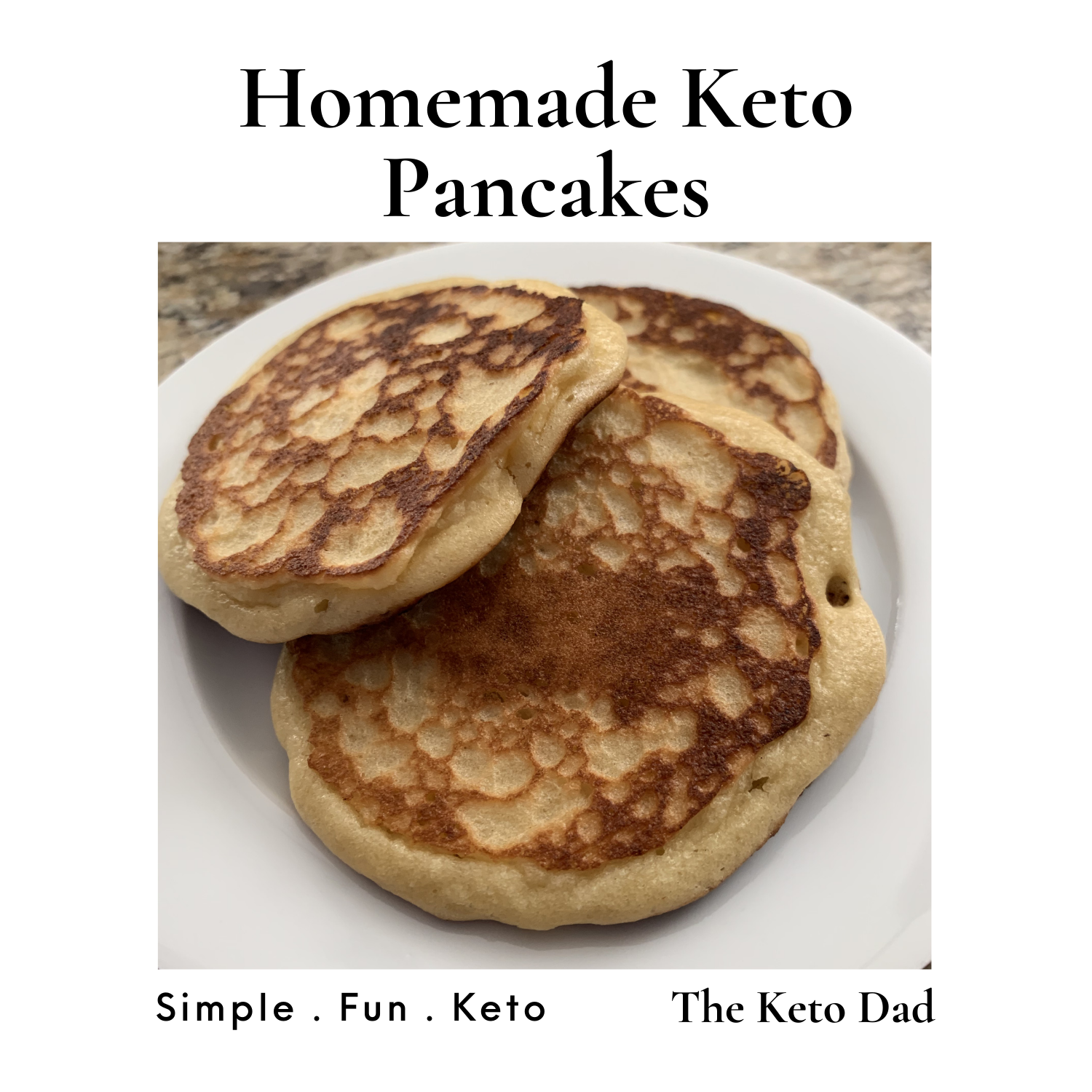 Homemade Keto Pancakes