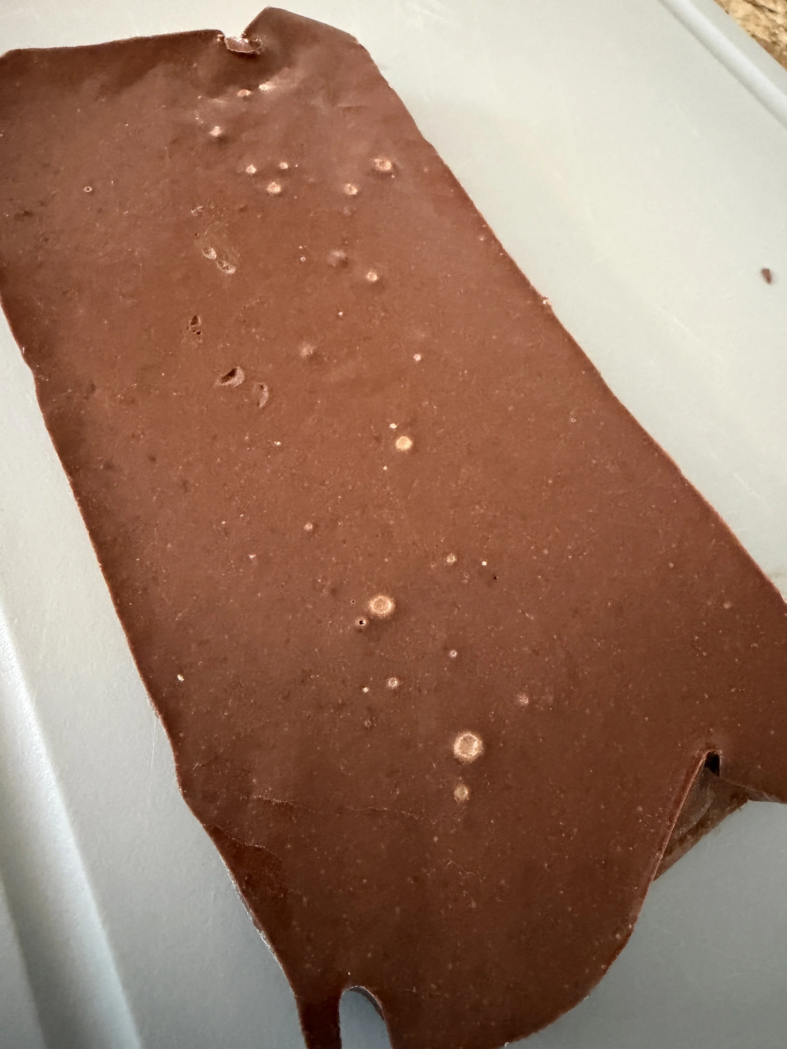 sugar free chocolate fudge in a loaf pan