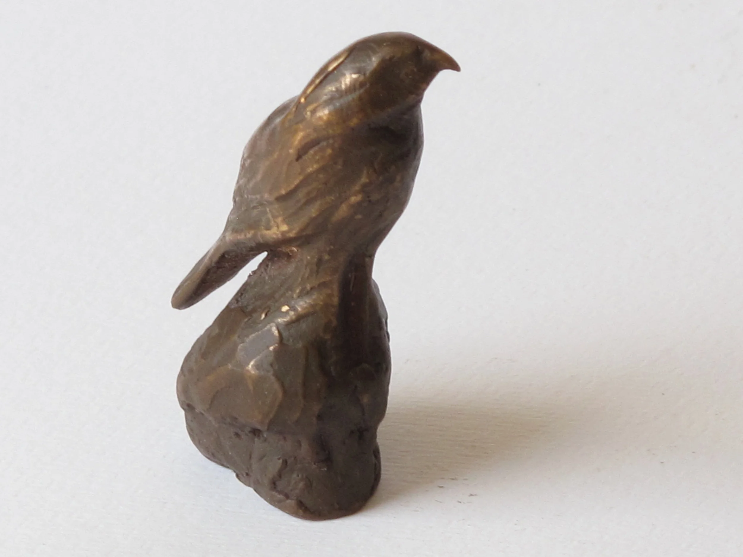Title: Tiny Falcon / Year: 2008 / Material: Cast bronze