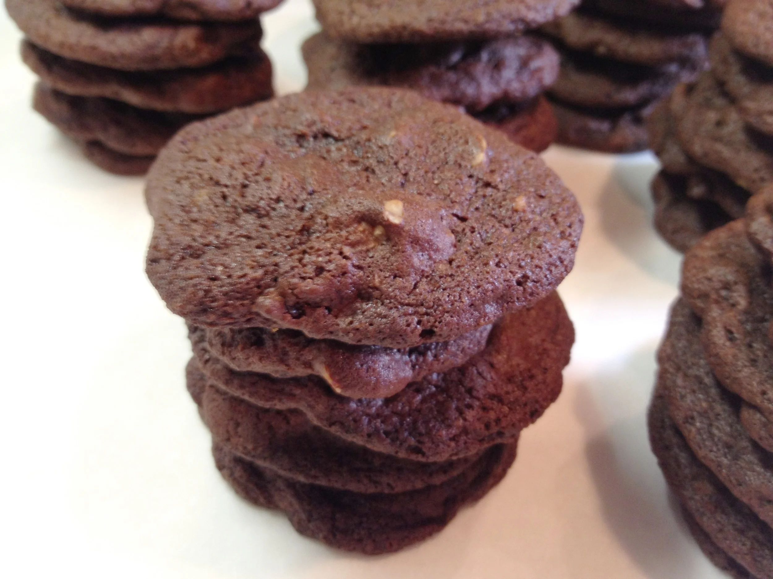 Double Chocolate Walnut Cookies