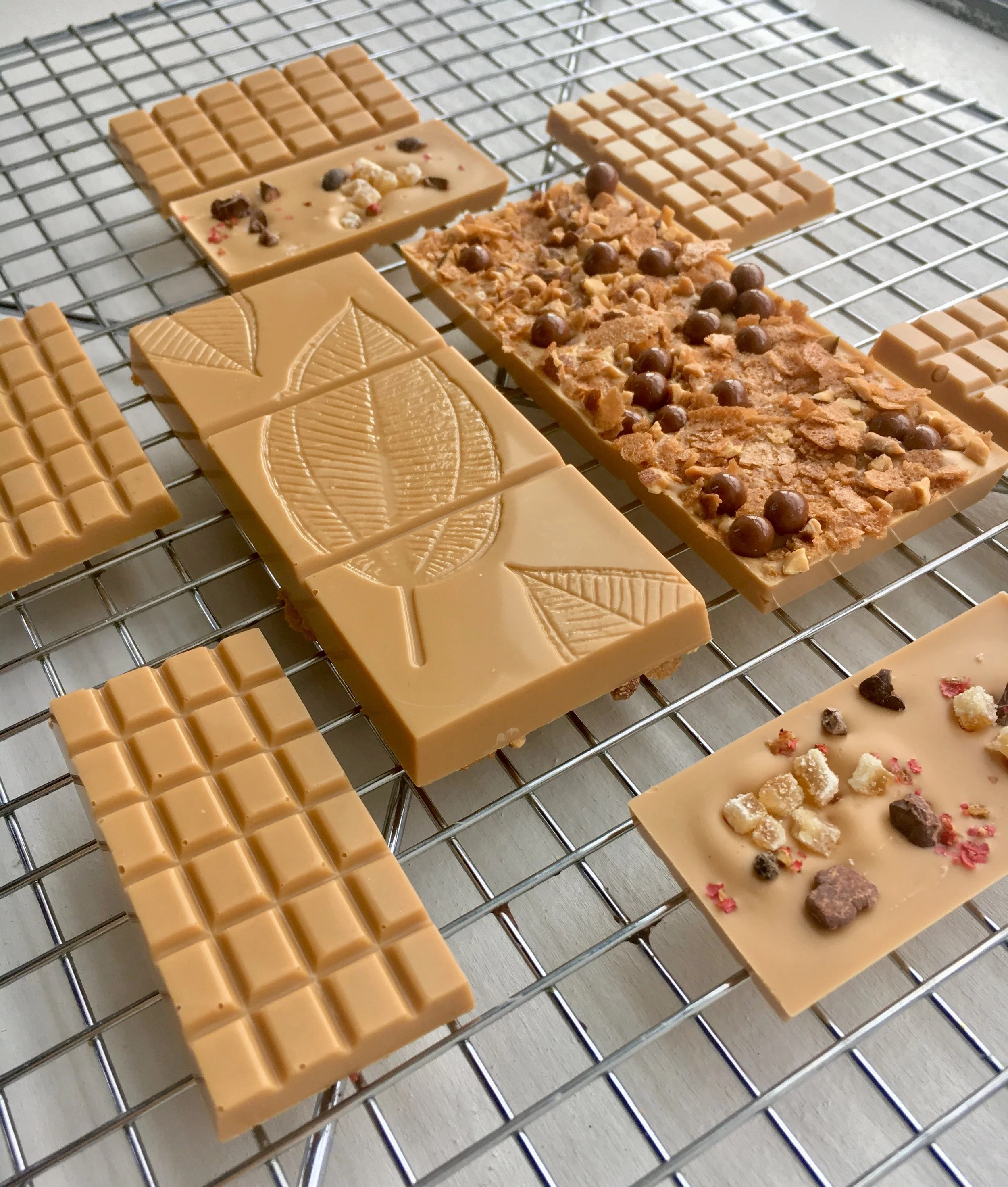 Assorted Blond Chocolate Bars