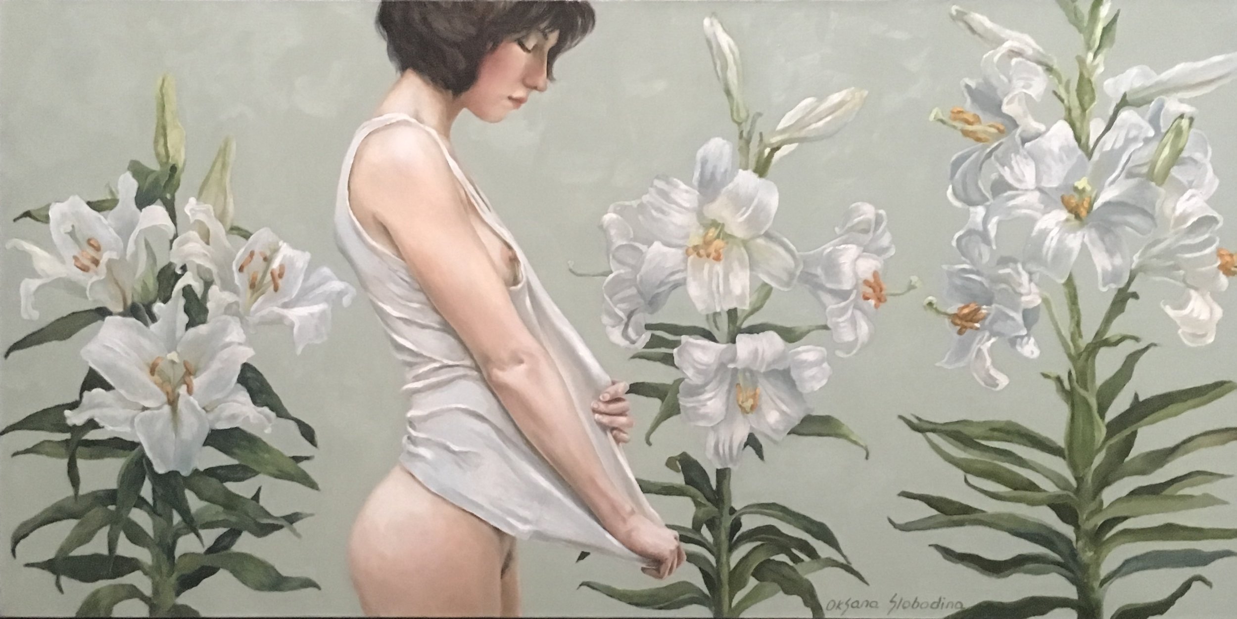Сanvas, oil 50 х 100 $ 750