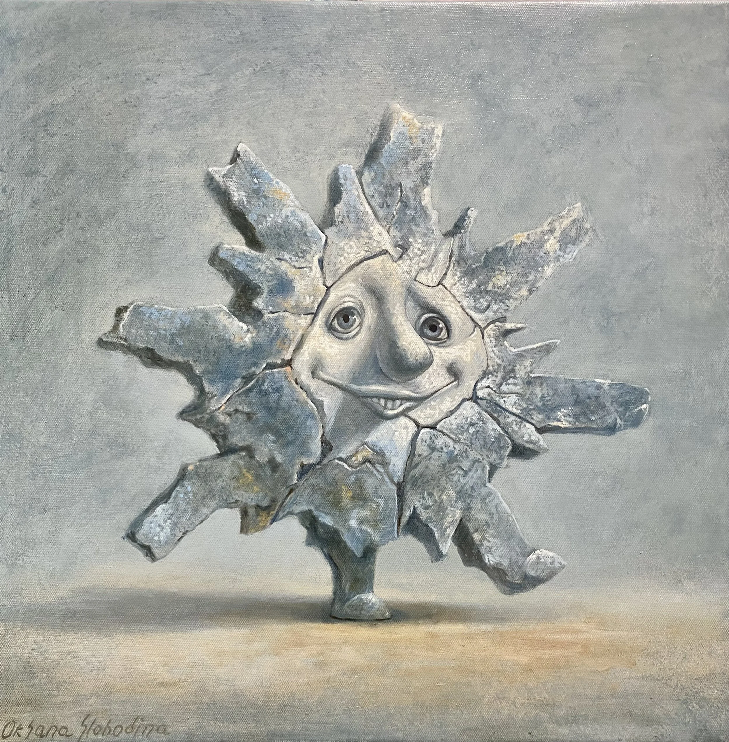 "Снежинка оптимистичная. Тающая надежда"