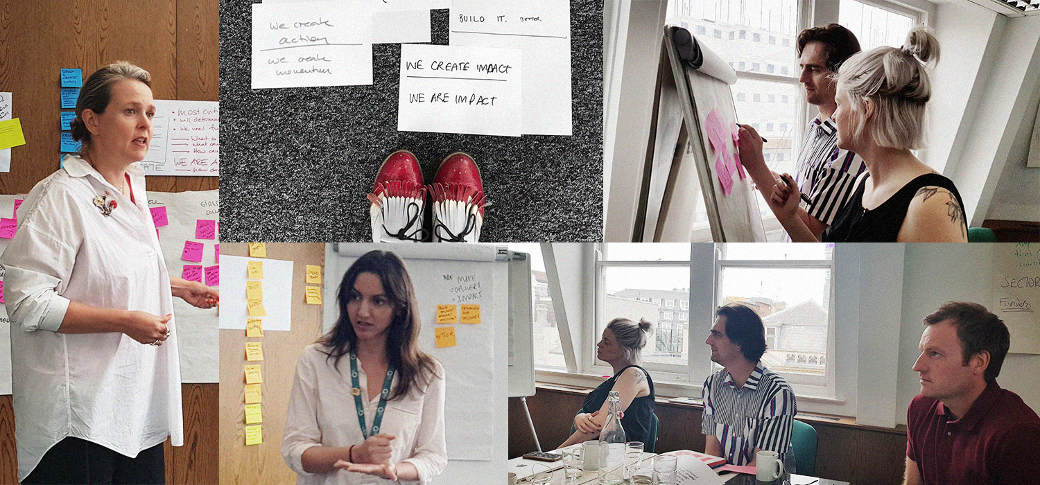 The workshop participants included Alex Mecklenburg and Ivan Pols - Truth & Spectacle, Jonathan McKay - Senior Director CREATE, Karina Michel — Senior Product Designer, Siobhan Malone — Executive Producer, Jacob von Domarus – Director of Digital.