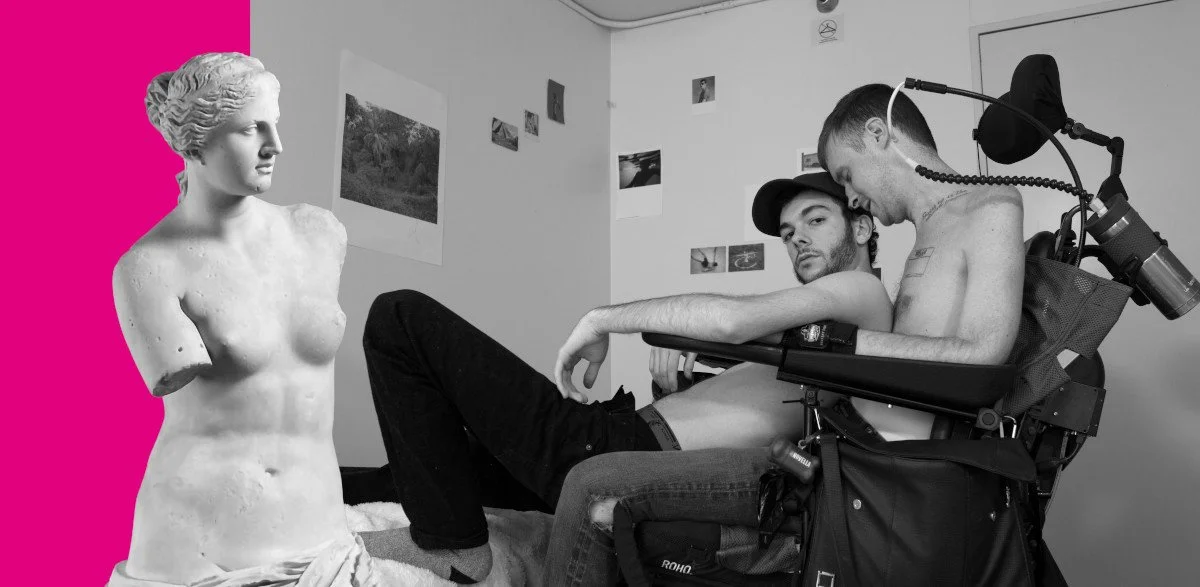 KENNY LEADS A CURATOR GUIDED TOUR OF "QUEERING THE CRIP, CRIPPING THE QUEER" 