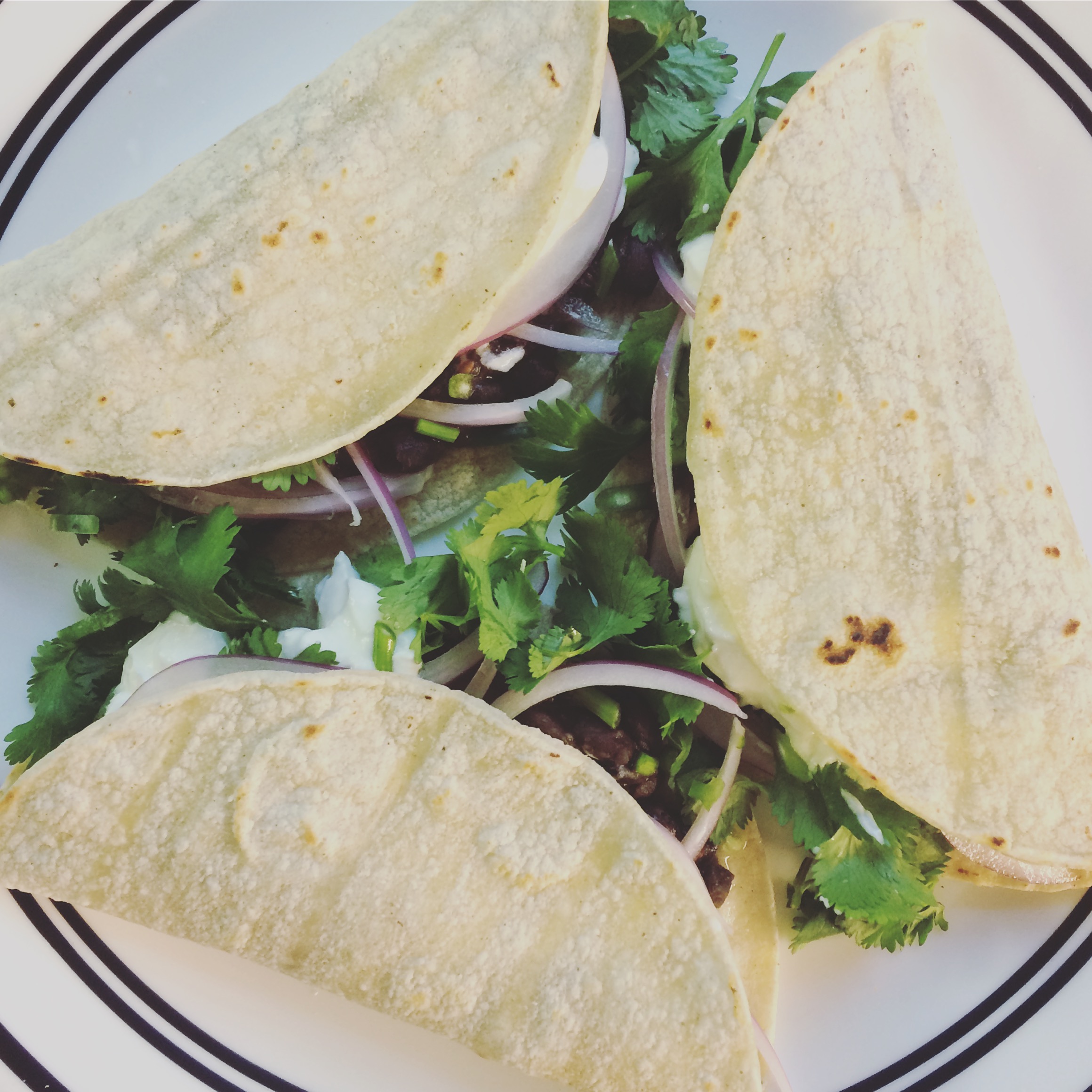  Tacos With Chopped Stems 