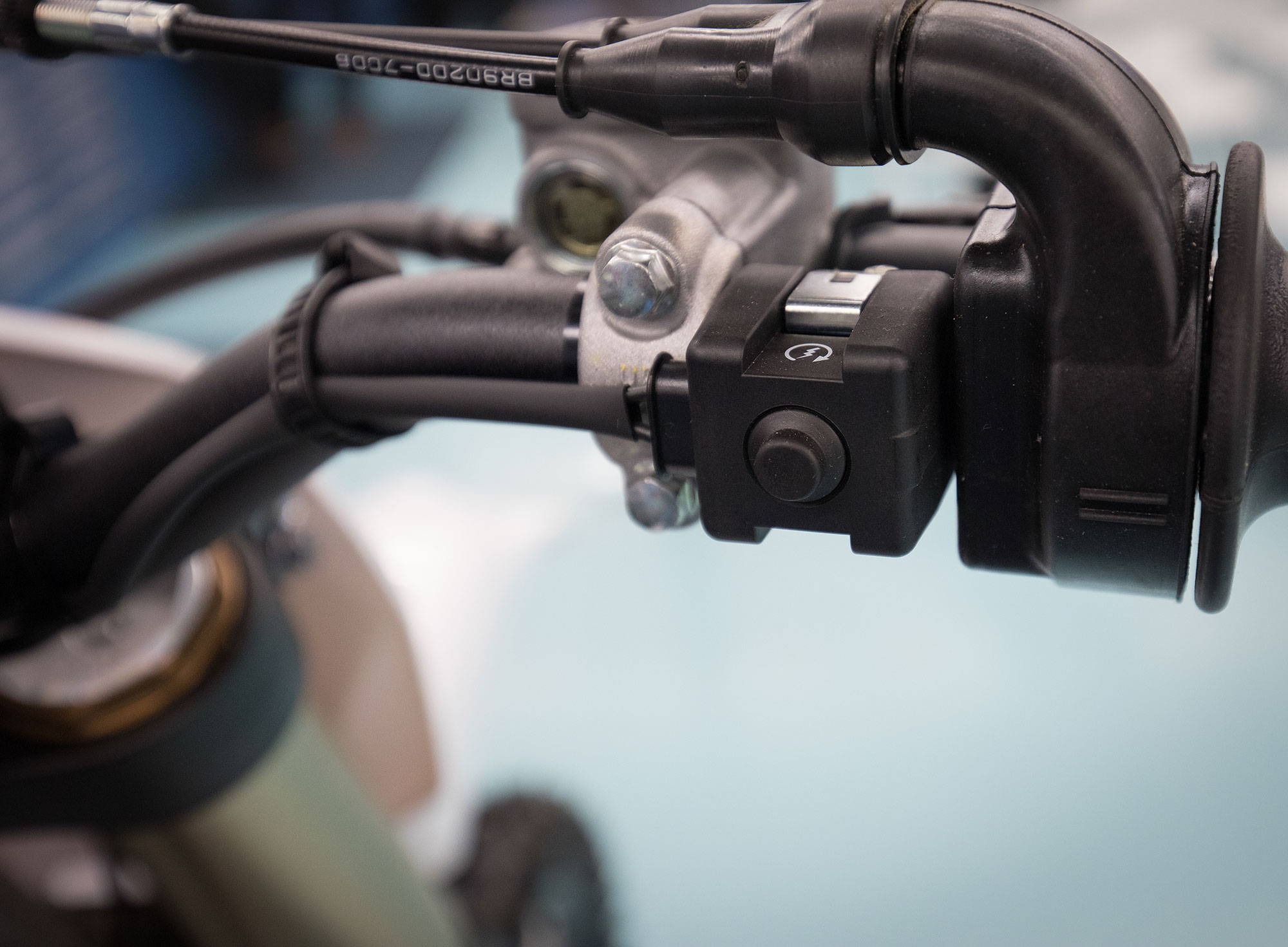 The magic button is here! The 2018 YZ450F has an electric start button.